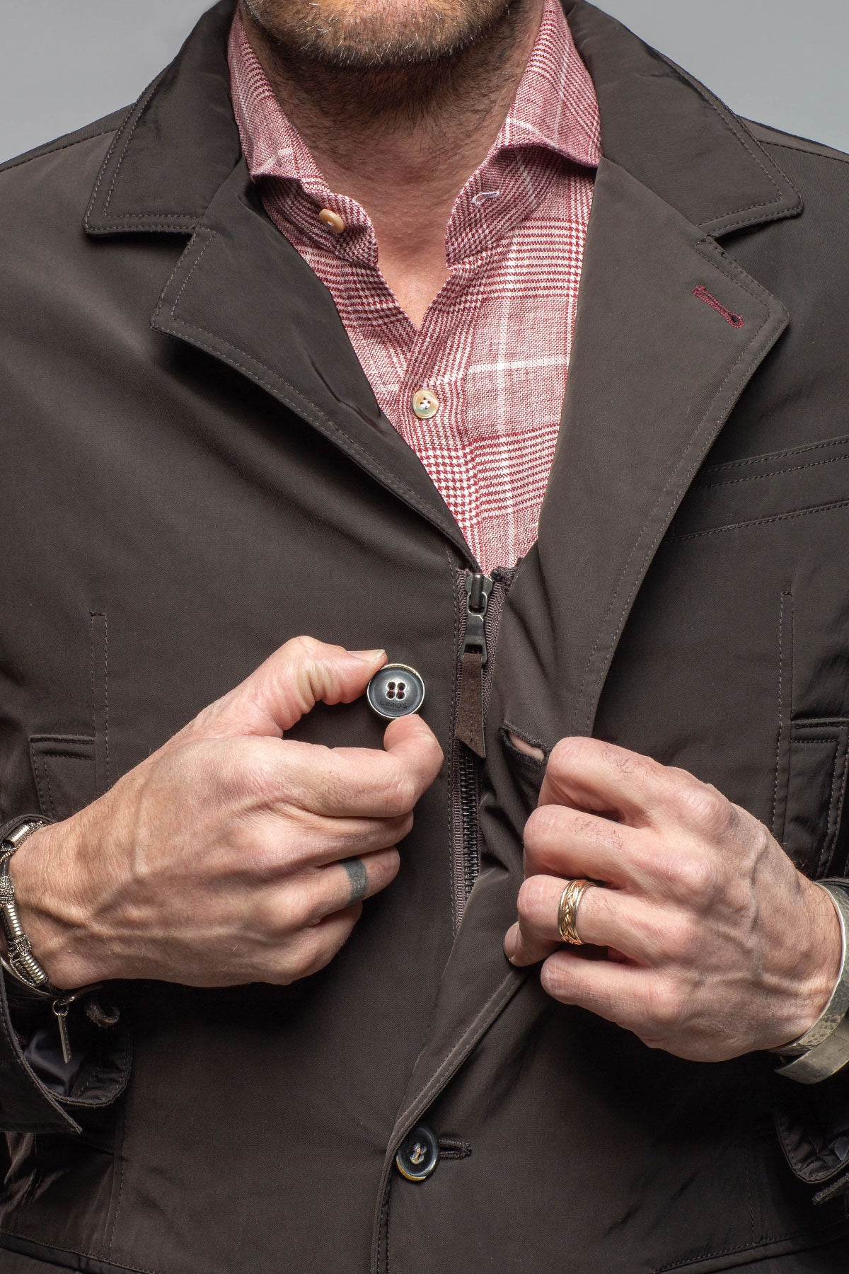 Gimo's Melvin Technical Overcoat Samples - Mens - Outerwear - Cloth