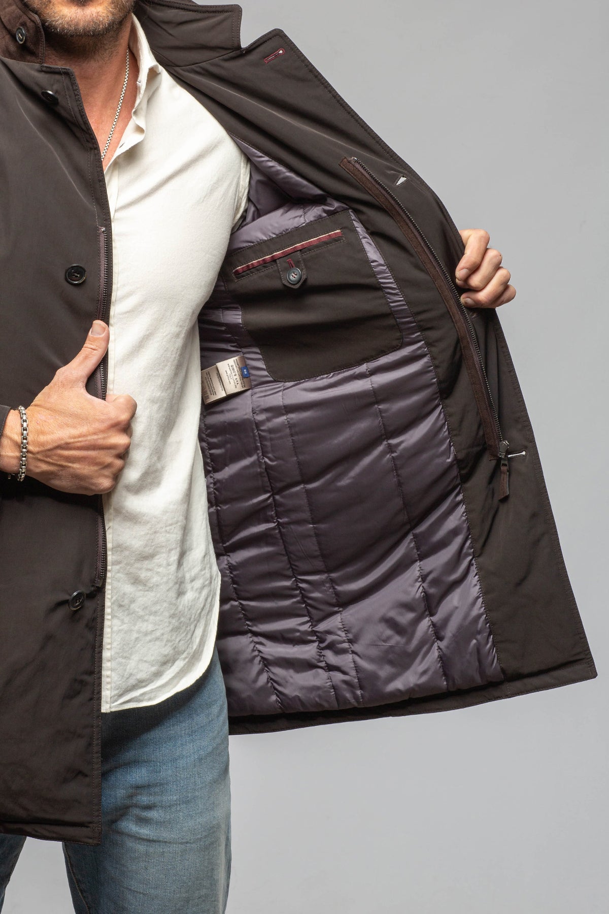 Gimo's Melvin Technical Overcoat Samples - Mens - Outerwear - Cloth