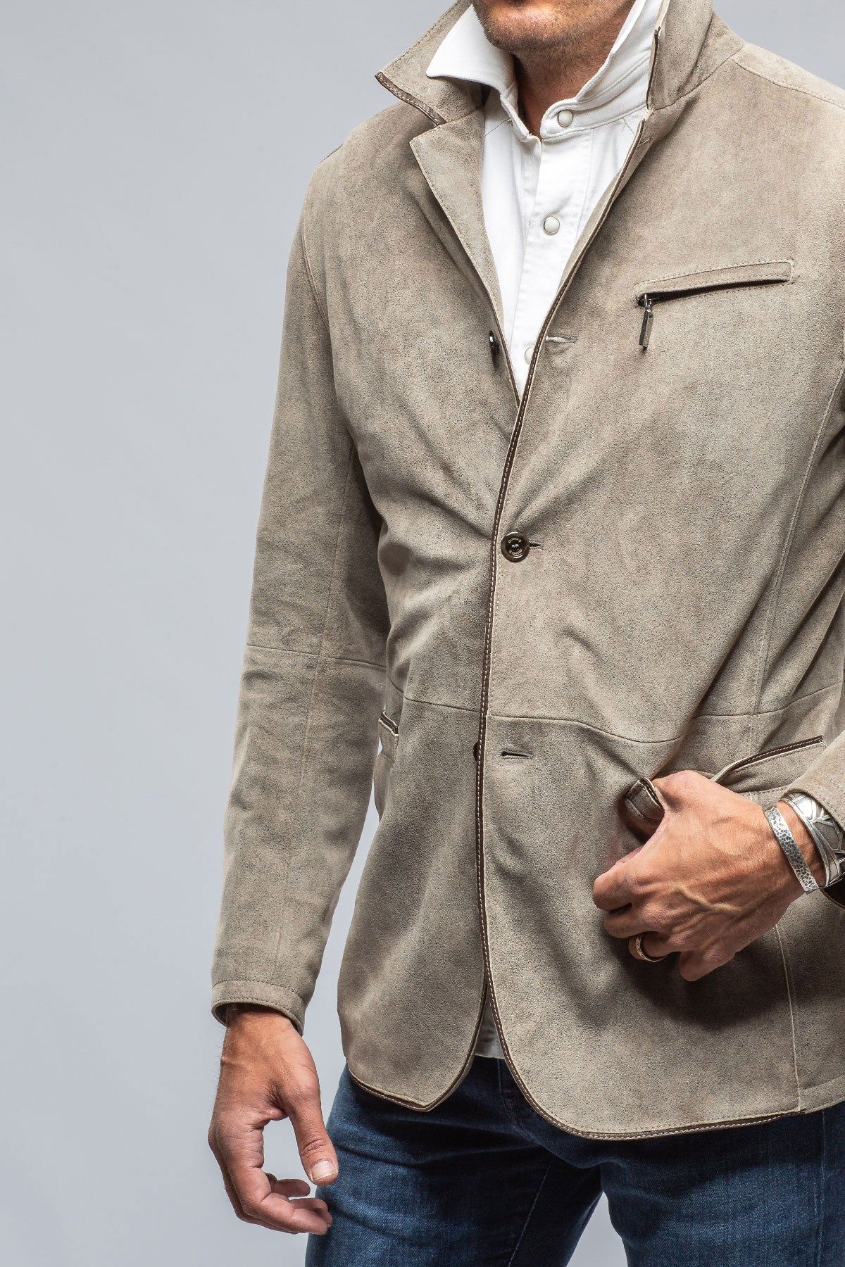 Gimo's | Mulholland Suede Sport Jacket | Mens - Outerwear - Leather