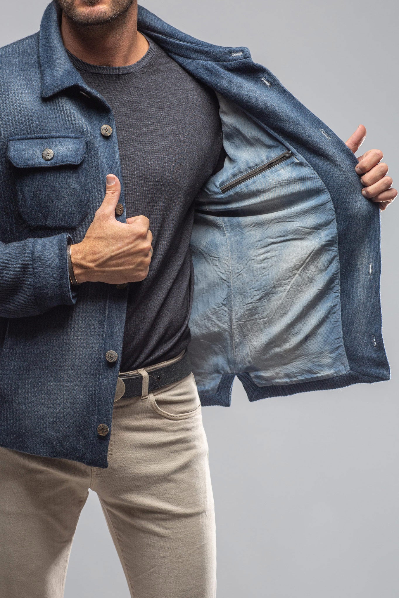 Nico Shirt Jacket | Samples - Mens - Outerwear - Cloth | Gimo's