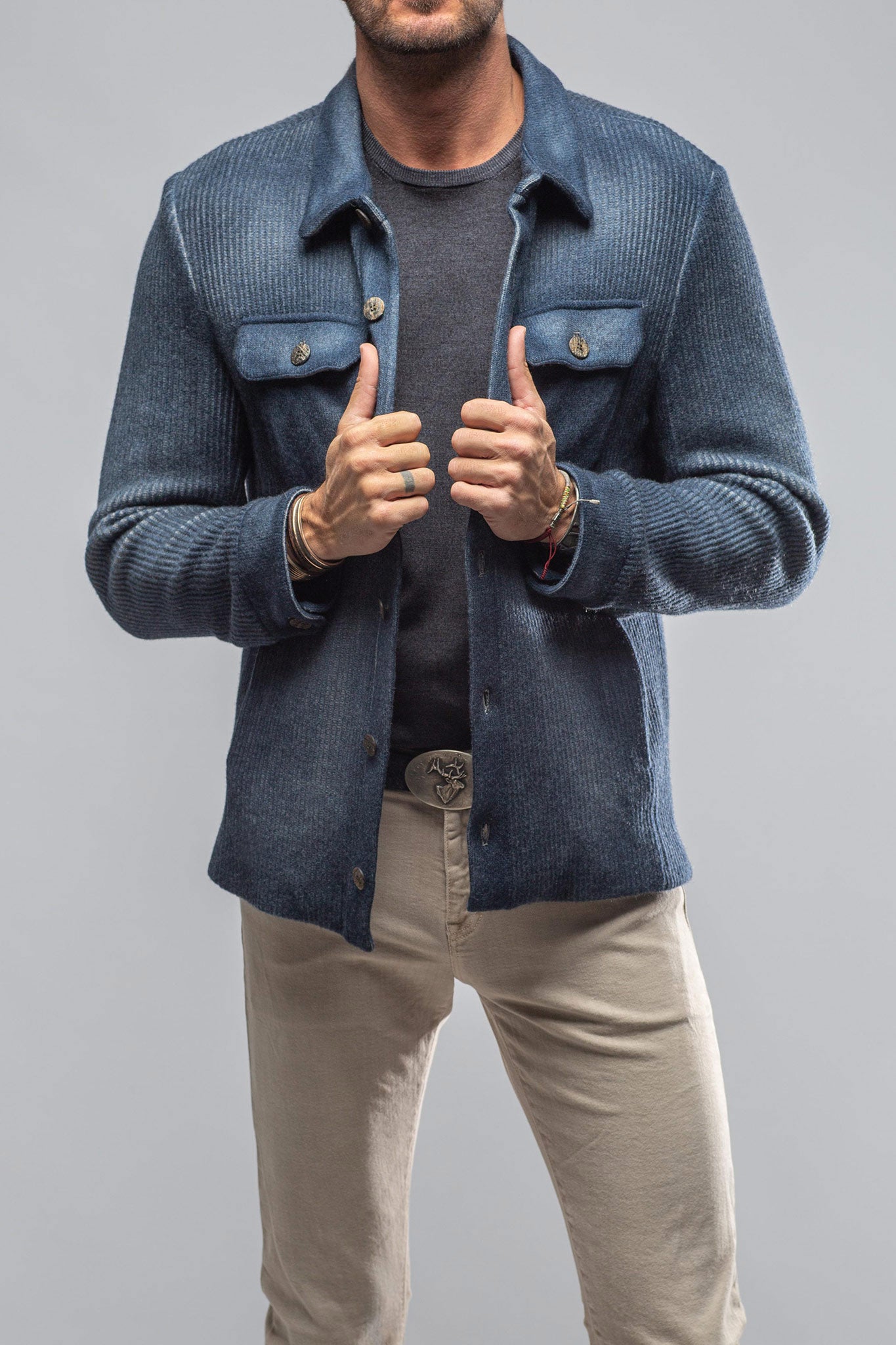 Nico Shirt Jacket | Samples - Mens - Outerwear - Cloth | Gimo's