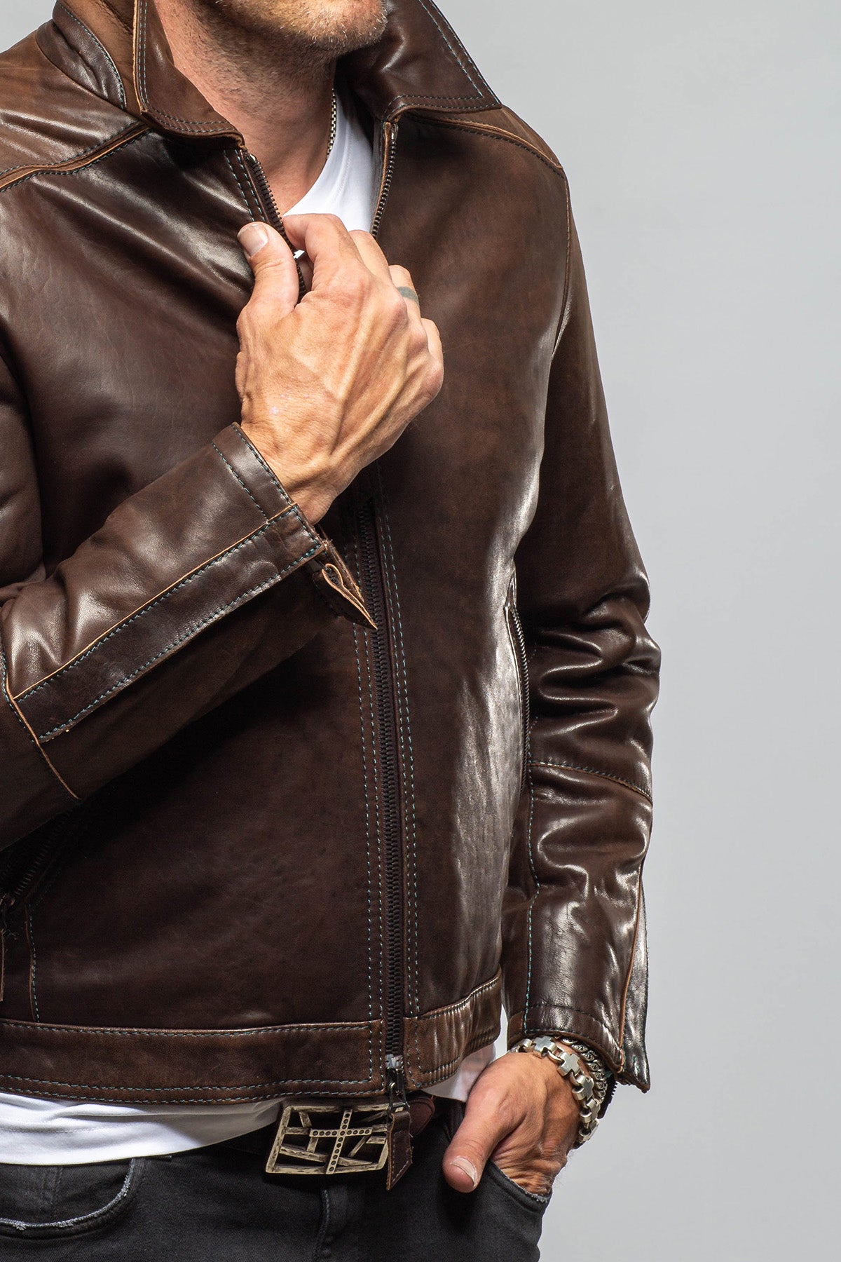 Gimo's | Pietro Nappa Jacket | Samples - Mens - Outerwear - Leather