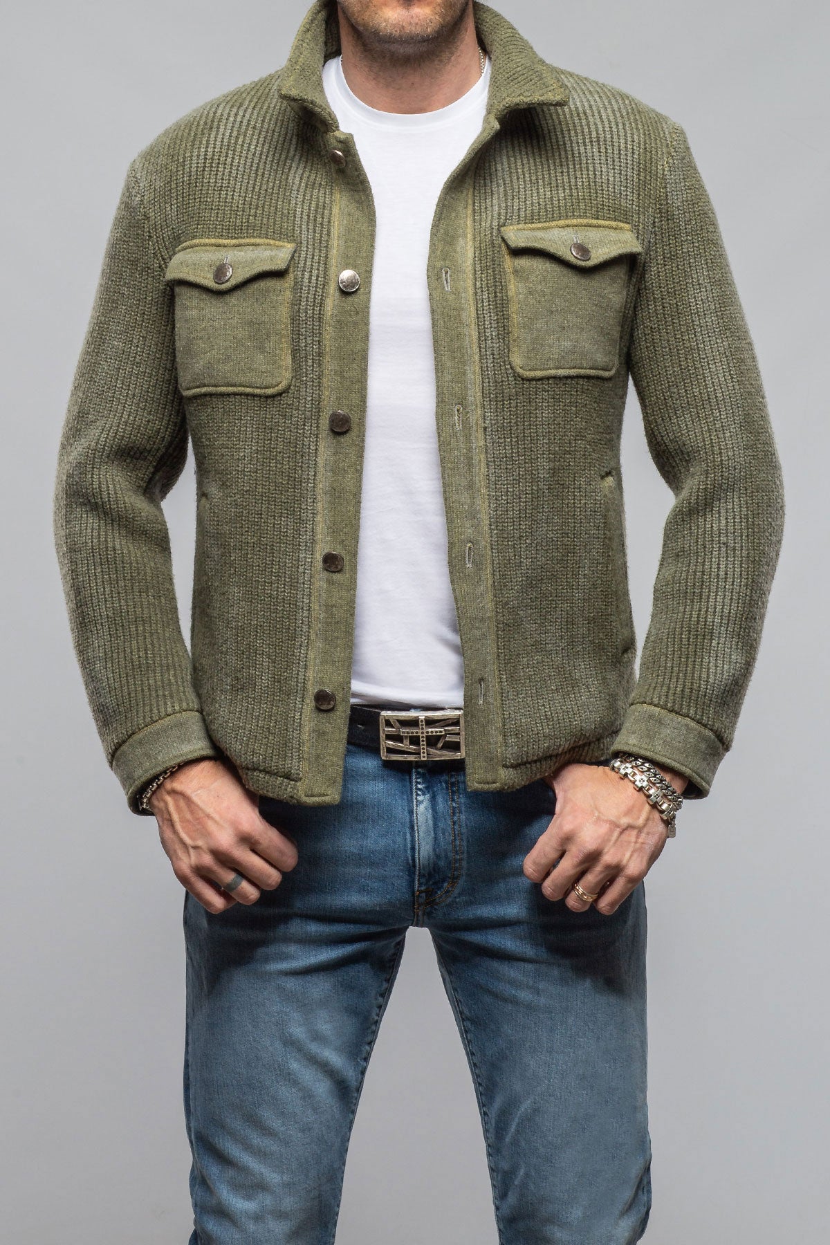 Gimo's Raleigh Knit Coat Samples - Mens - Outerwear - Cloth