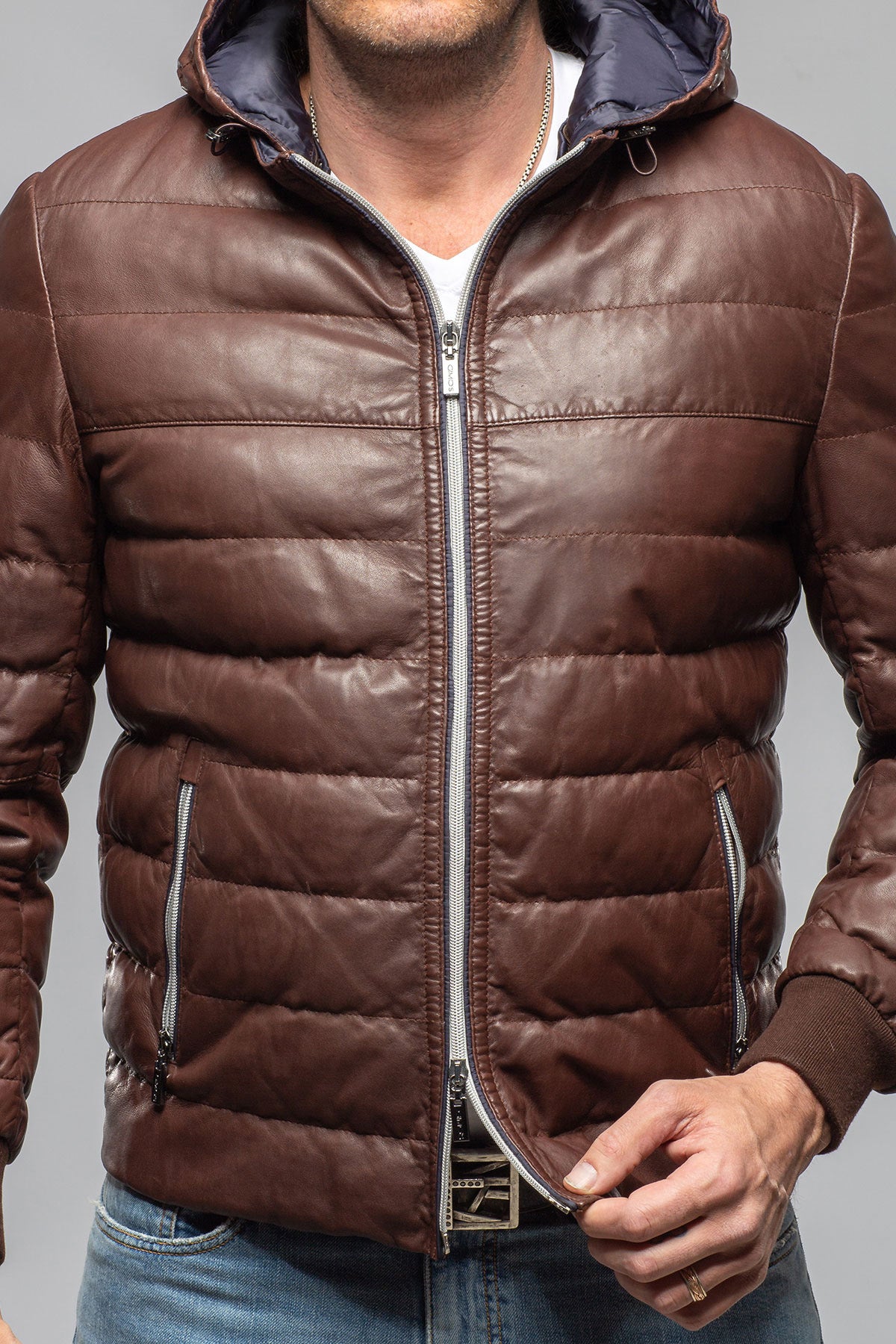 Gimo's Revel Hooded Puffer Samples - Mens - Outerwear - Cloth