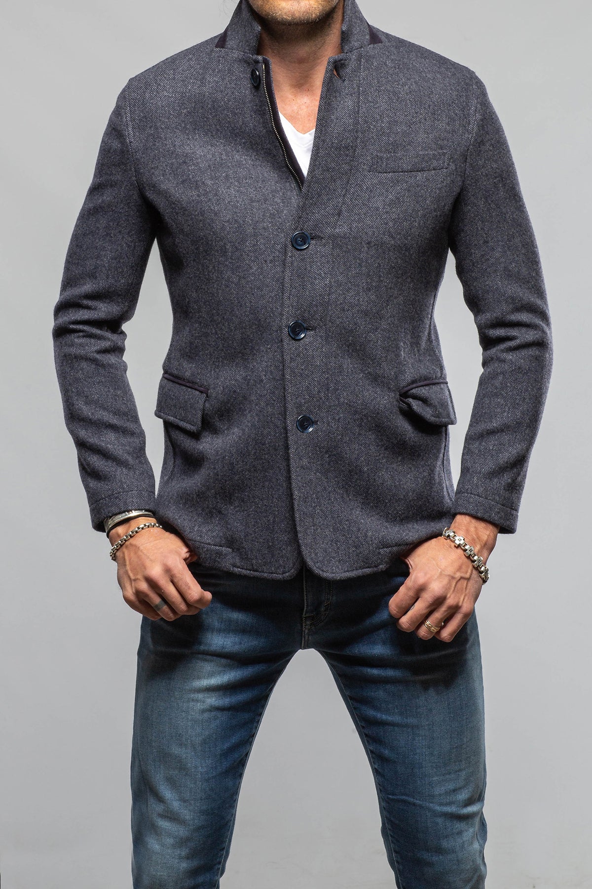 Gimo's Santa Cruz Virgin Wool Jacket Samples - Mens - Outerwear - Cloth