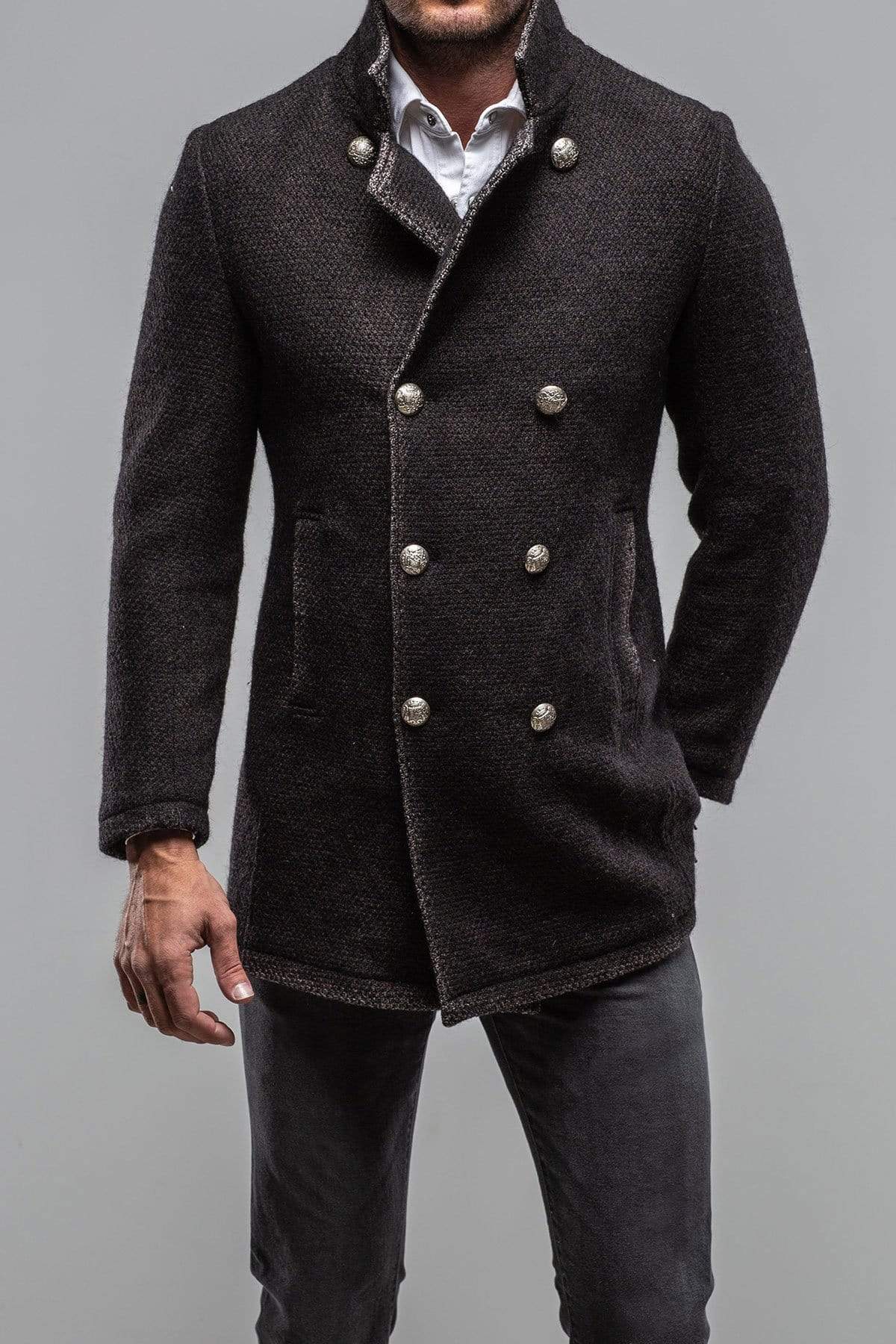 Gimo's St. Christoff Jacket In Charcoal Mens - Outerwear - Cloth