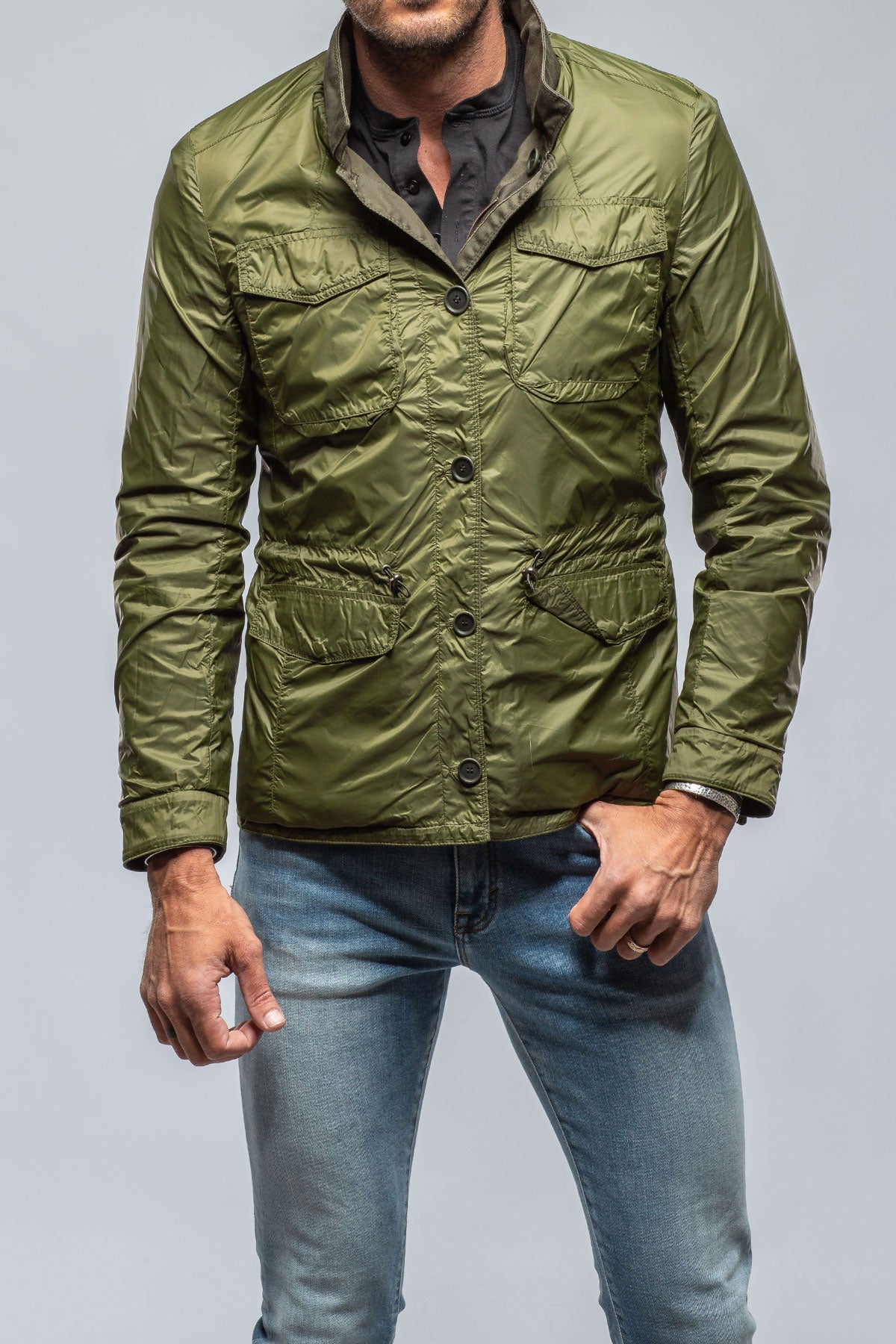 Gimo's Sullivan Reversible Jacket In Army Warehouse - Mens - Outerwear - Cloth