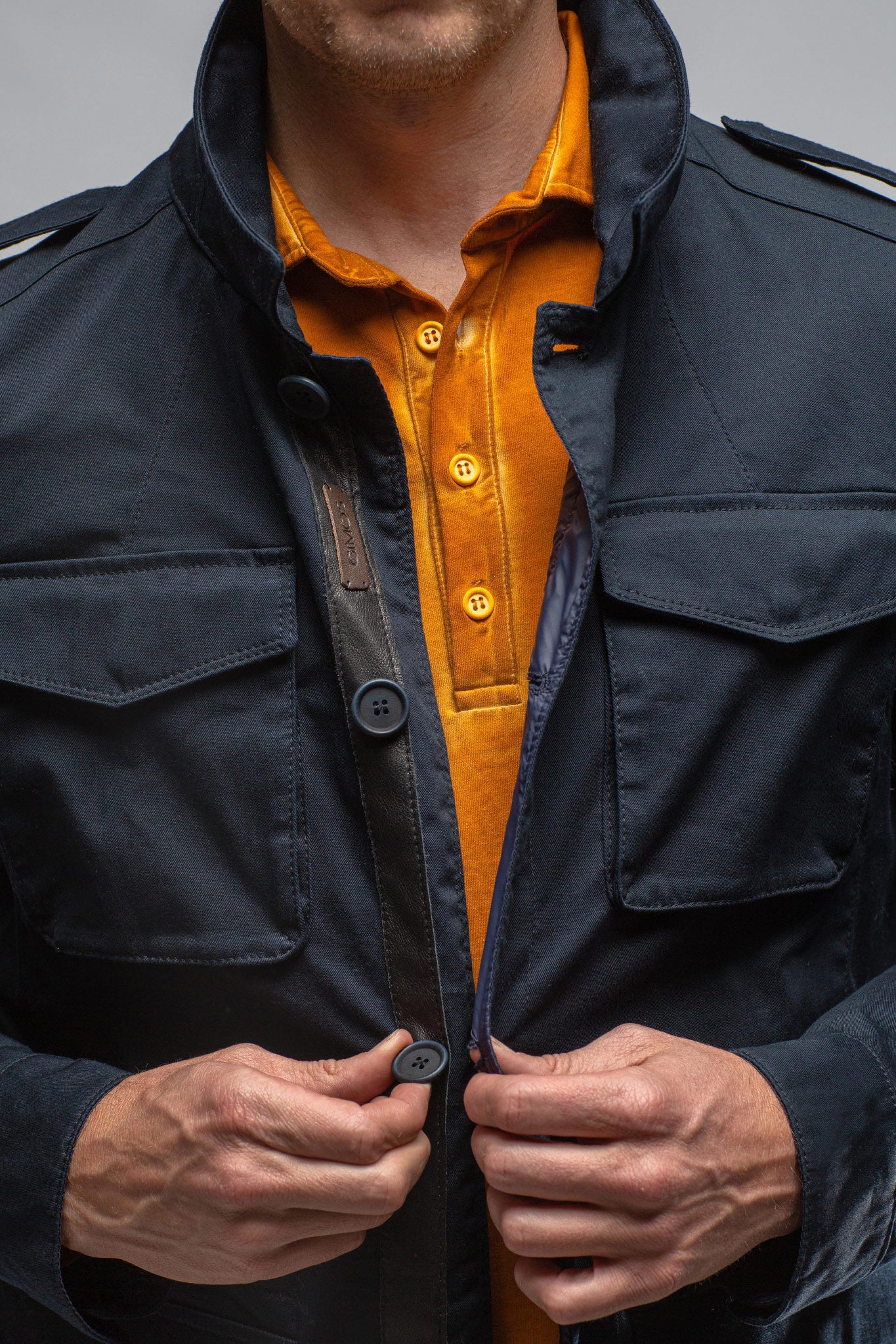 Gimo's Sullivan Reversible Jacket In Navy Warehouse - Mens - Outerwear - Cloth