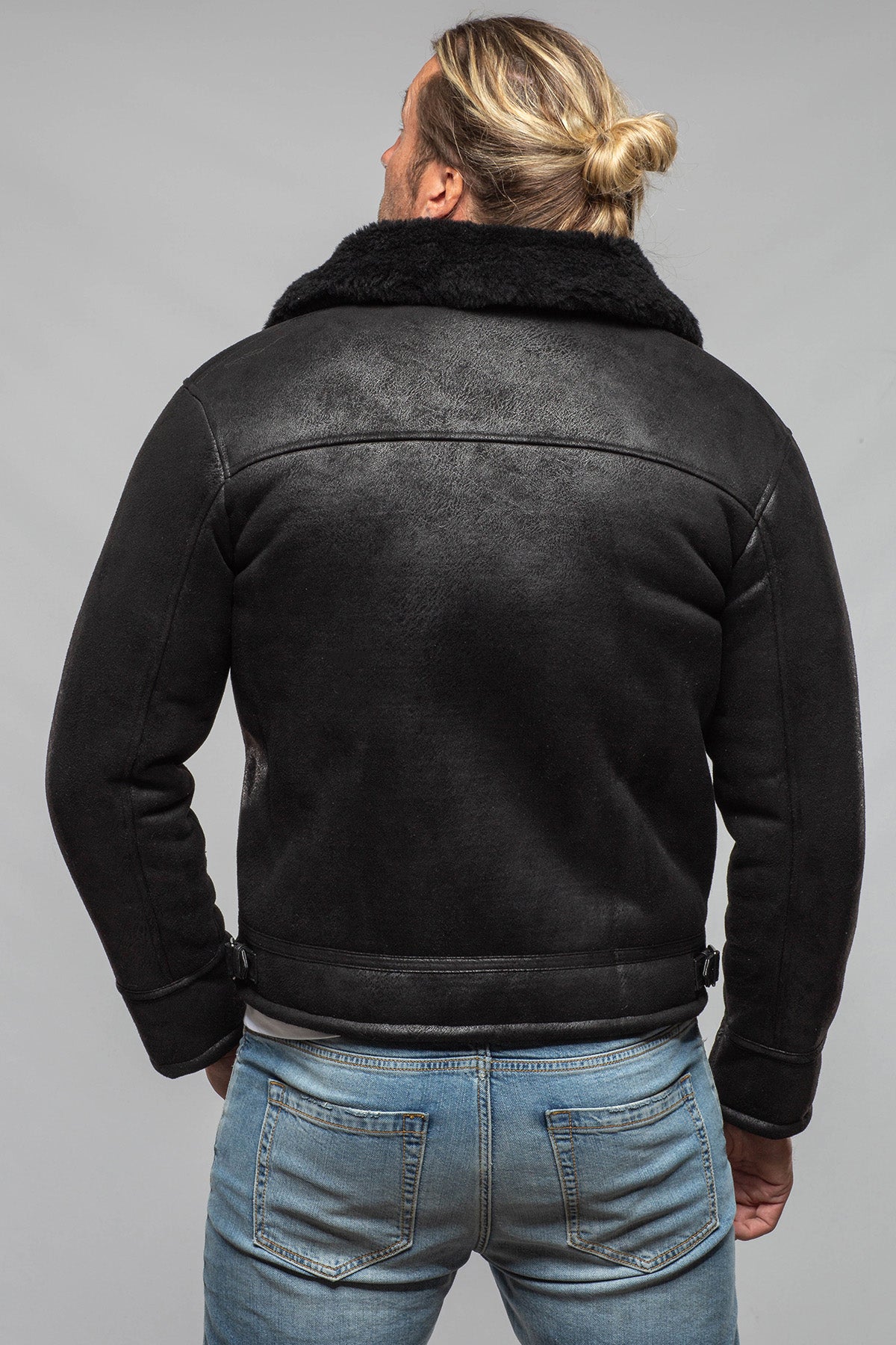 Gimo's Tahoe Shearling Bomber Samples - Mens - Outerwear - Shearling