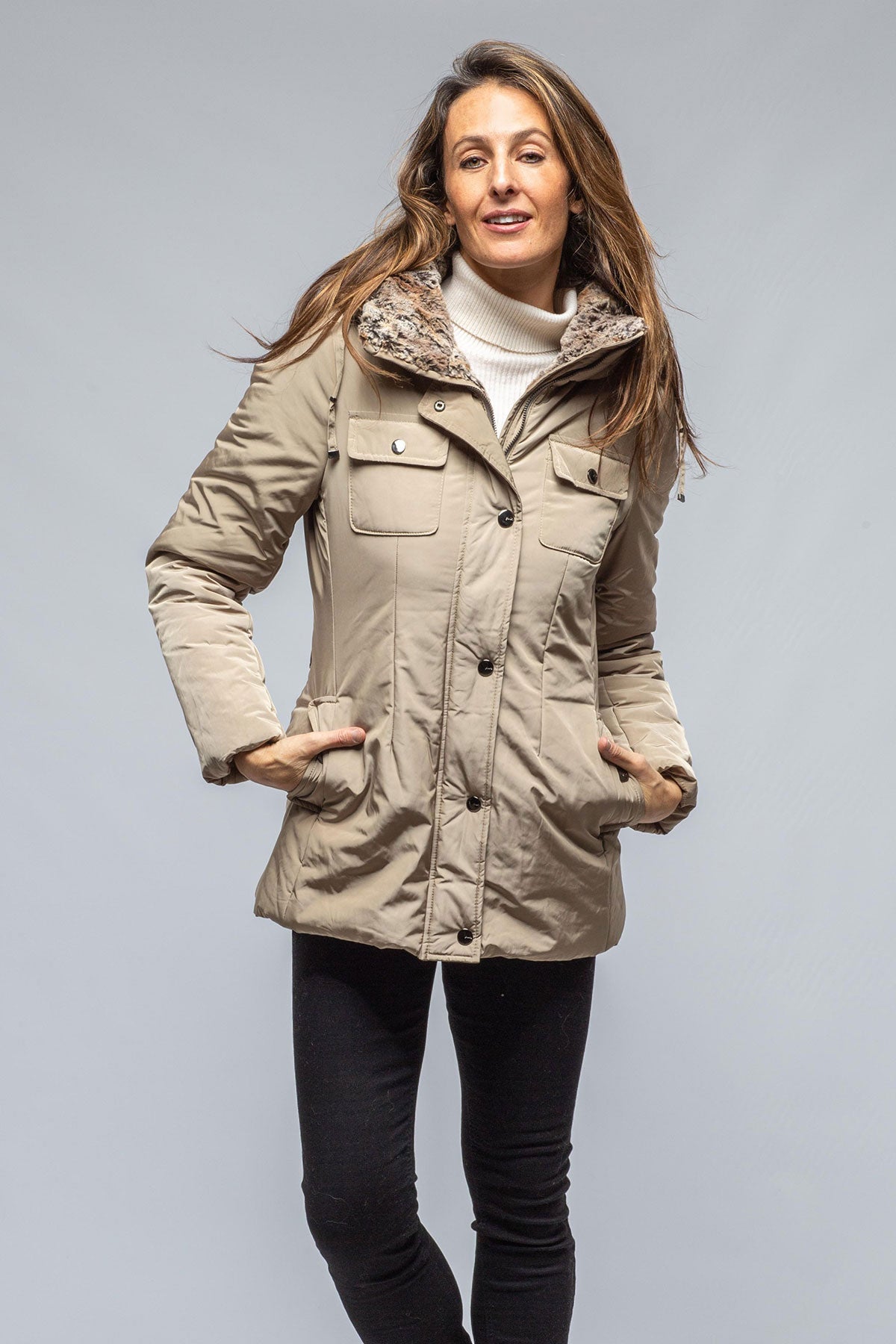 Gimo's Teela Faux Fur Hooded Parka Samples - Ladies - Outerwear - Cloth