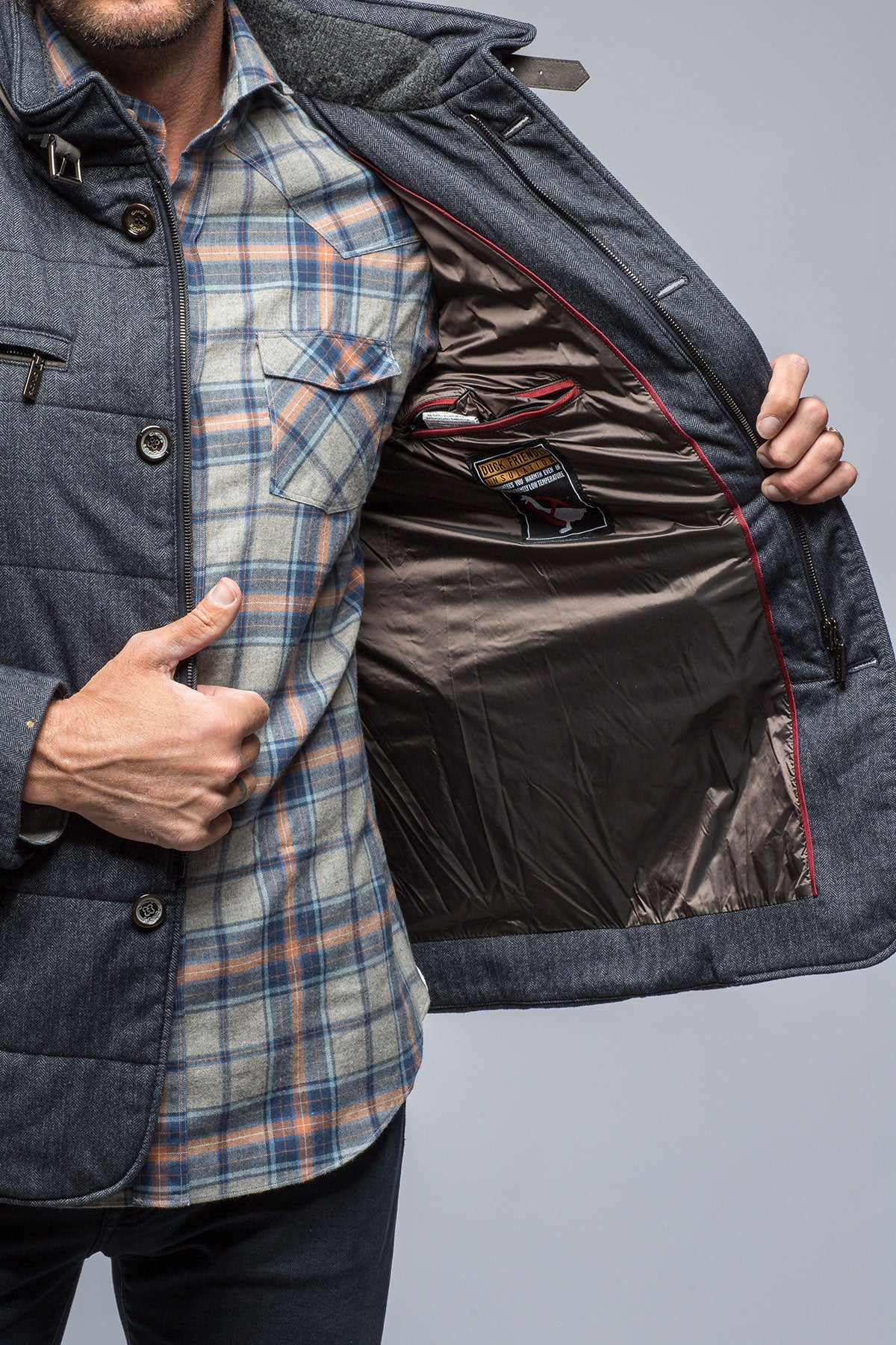 Gimo's Theodore Herringbone Coat Warehouse - Mens - Outerwear - Cloth