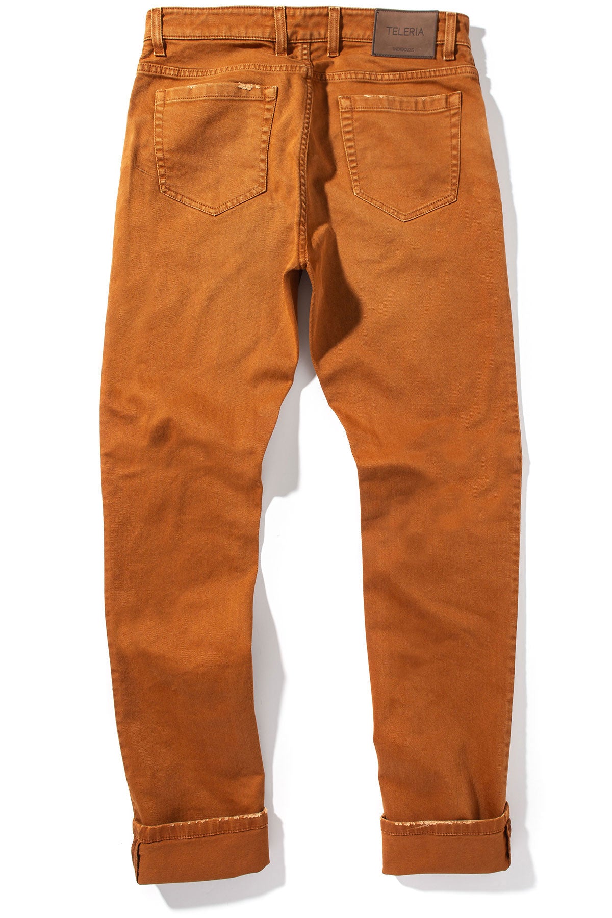 Jackson 5-Pocket Cotton Twill In Ruggine | Mens - Pants - 5 Pocket | Teleria Zed