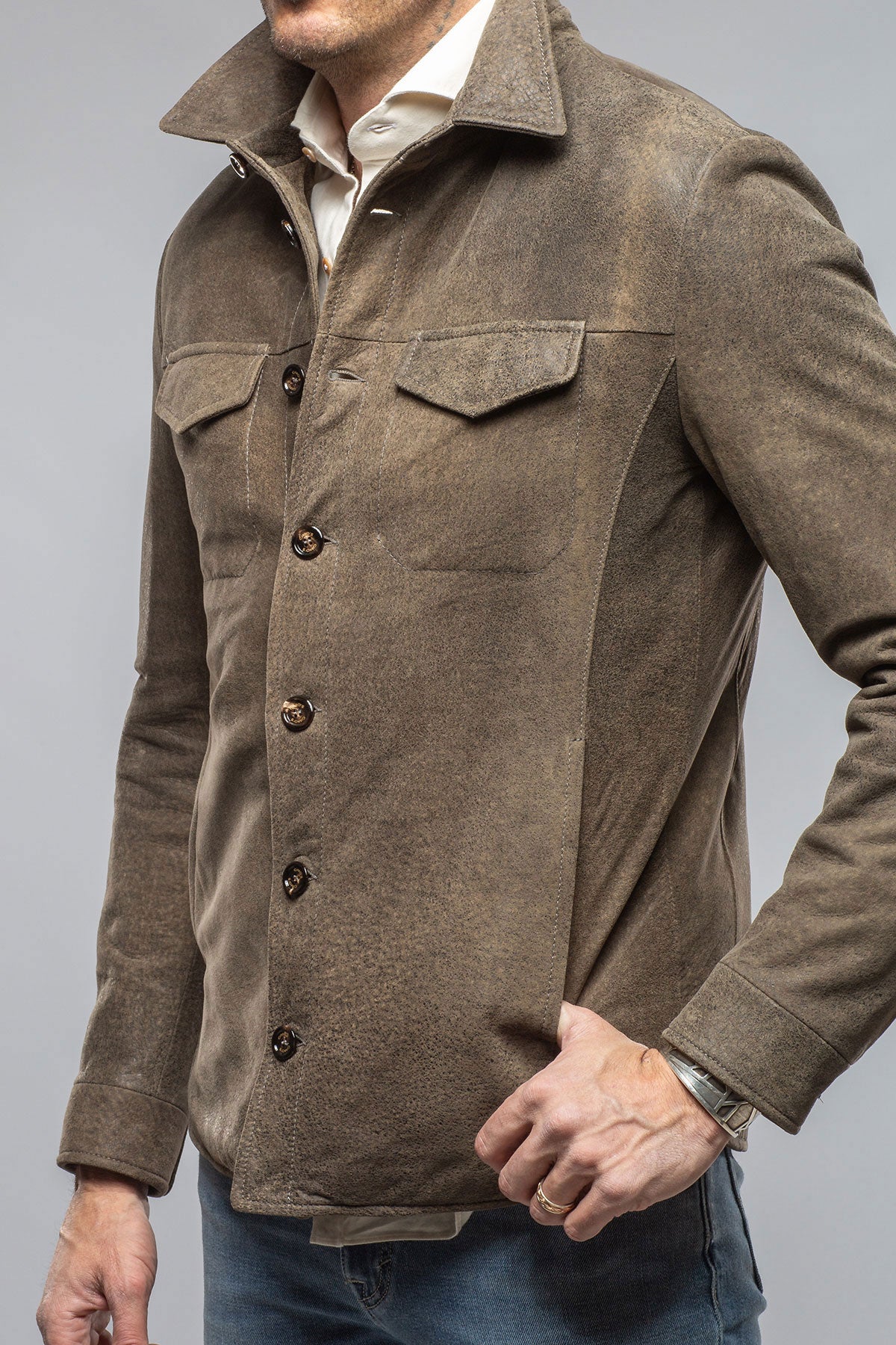 Odin Rugged Shirt Jacket In Southwest Beige