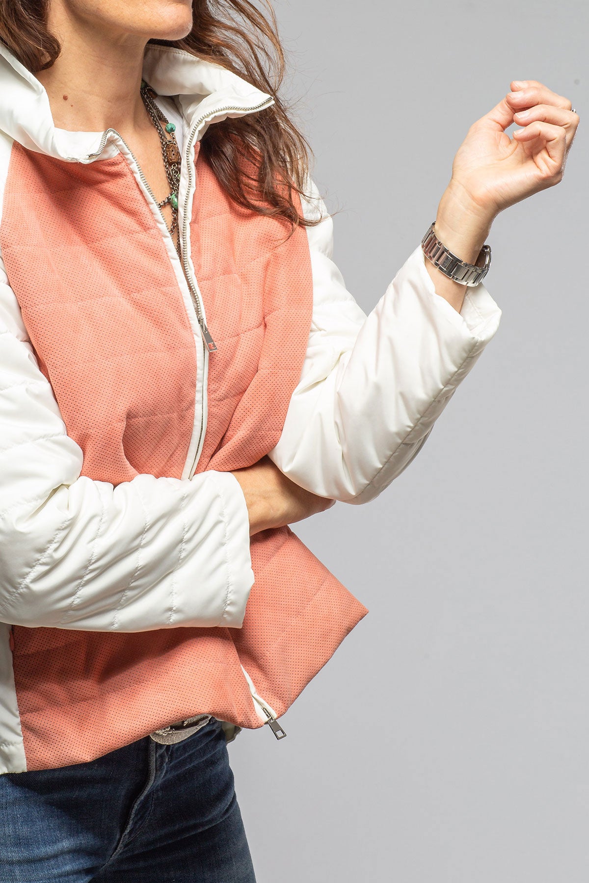 Amber Hybrid Puffer | Samples - Ladies - Outerwear - Cloth | Gollatti