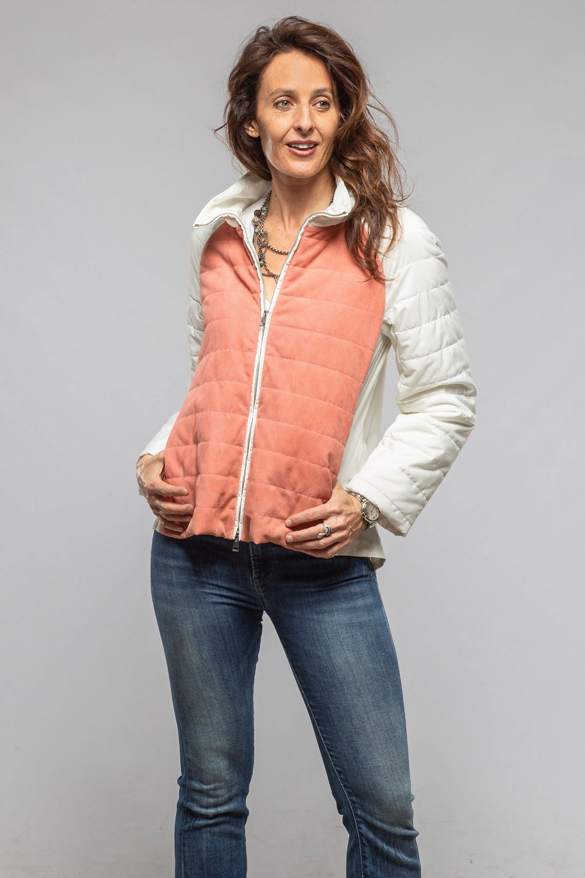 Amber Hybrid Puffer | Samples - Ladies - Outerwear - Cloth | Gollatti