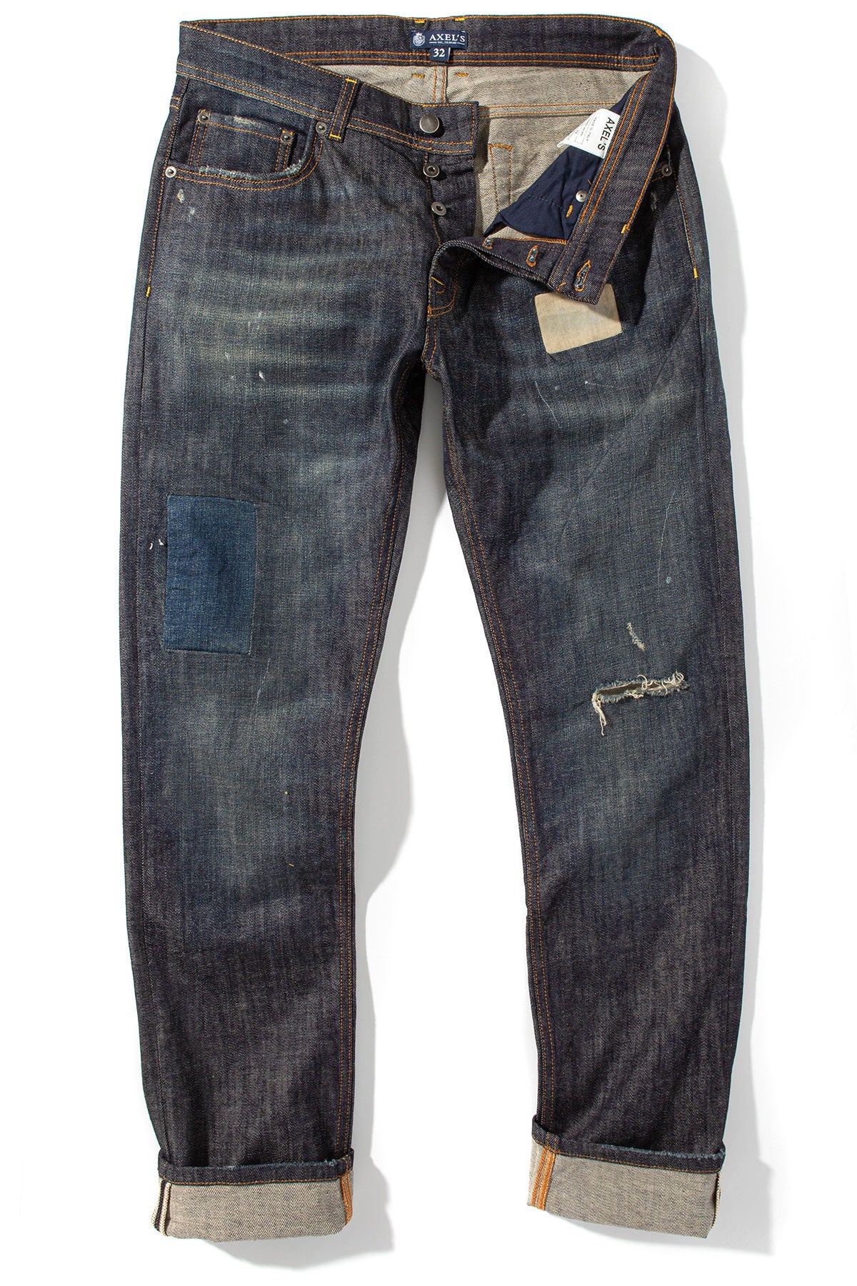 Windsor Rip'n Repair Dark Wash | Mens - Pants - 5 Pocket | Axel's Black Label Denim