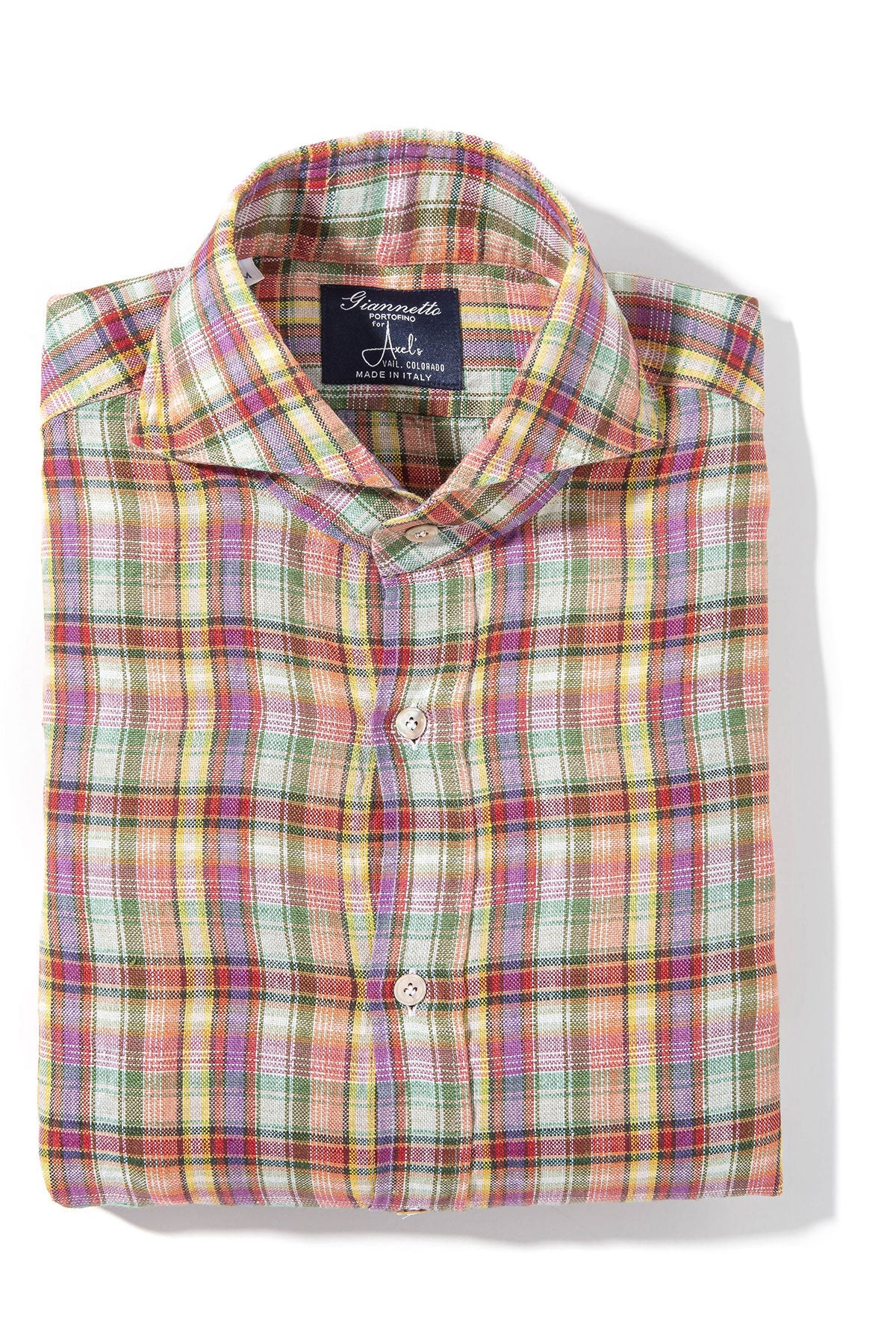 Yeti Checkered Shirt in Multi Red Combo | Mens - Shirts - Dress | Giannetto Portofino