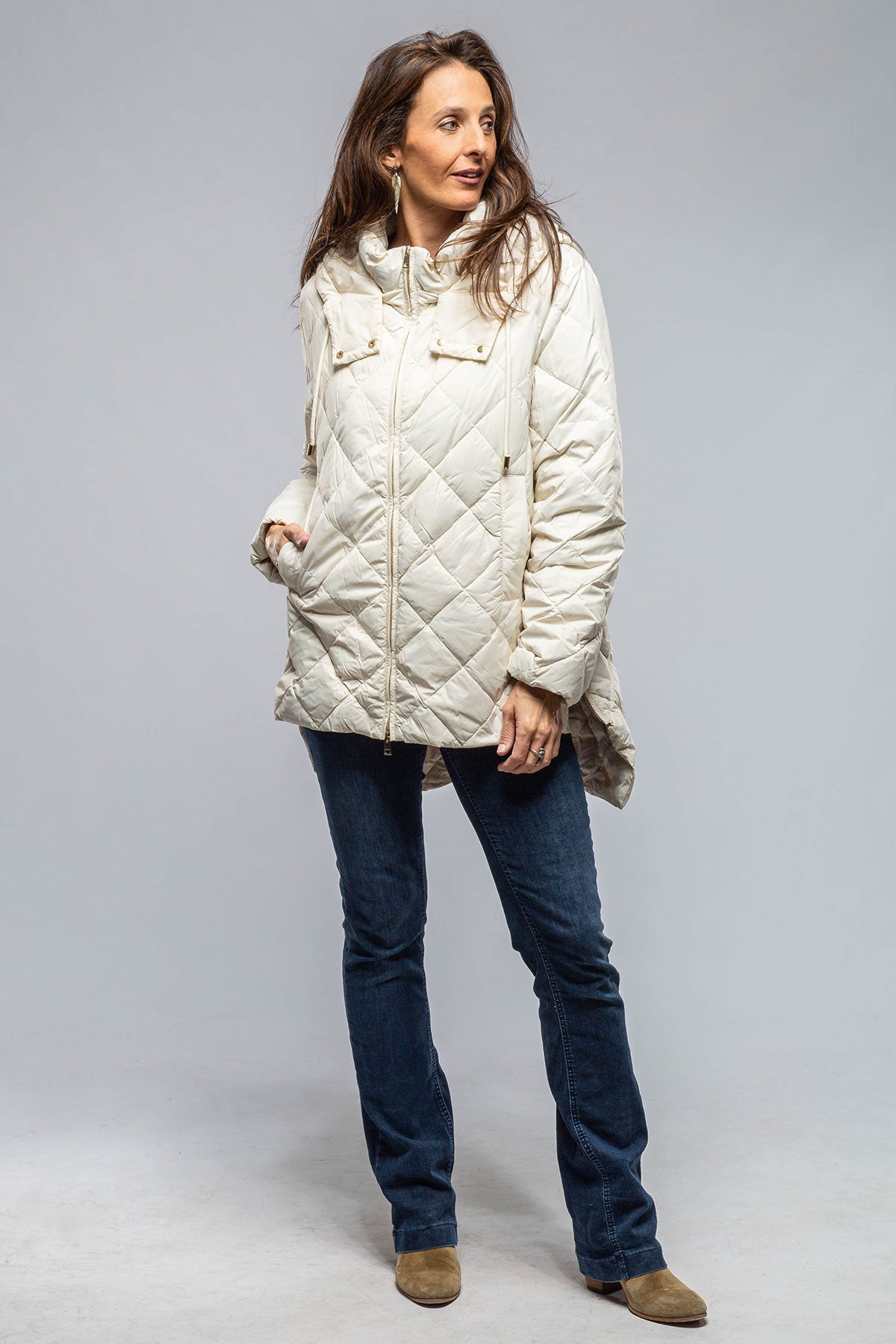 Alecia Quilted Down Coat | Samples - Ladies - Outerwear - Cloth | DiBello