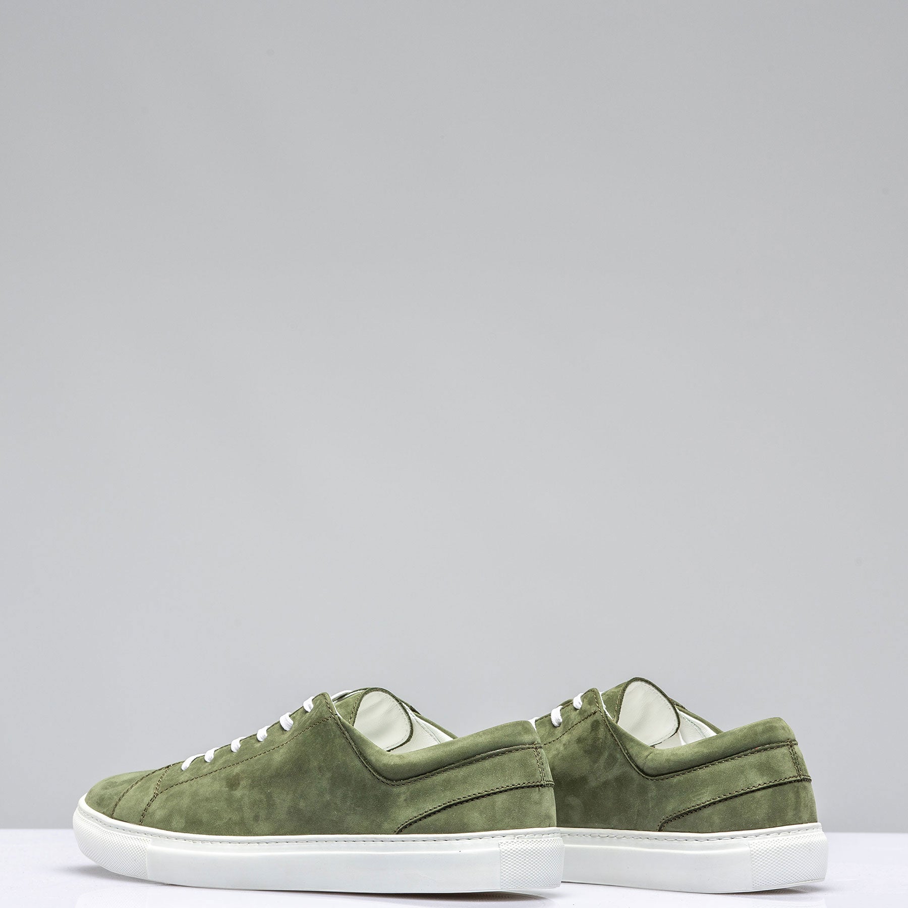 Vulcano Nubuck Sneaker Green | Mens - Shoes | Axel's