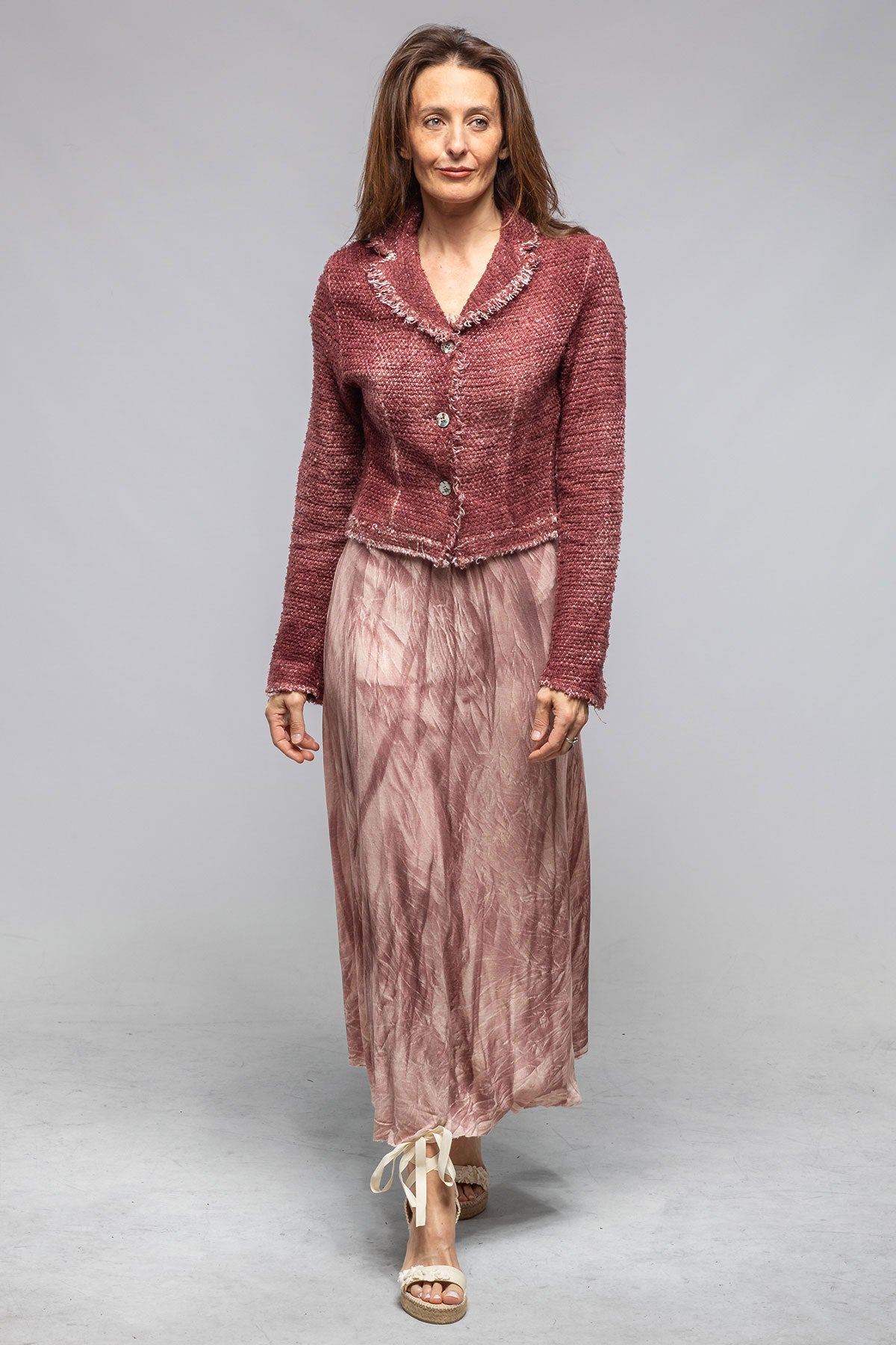 Evola Cropped Jacket In Agate