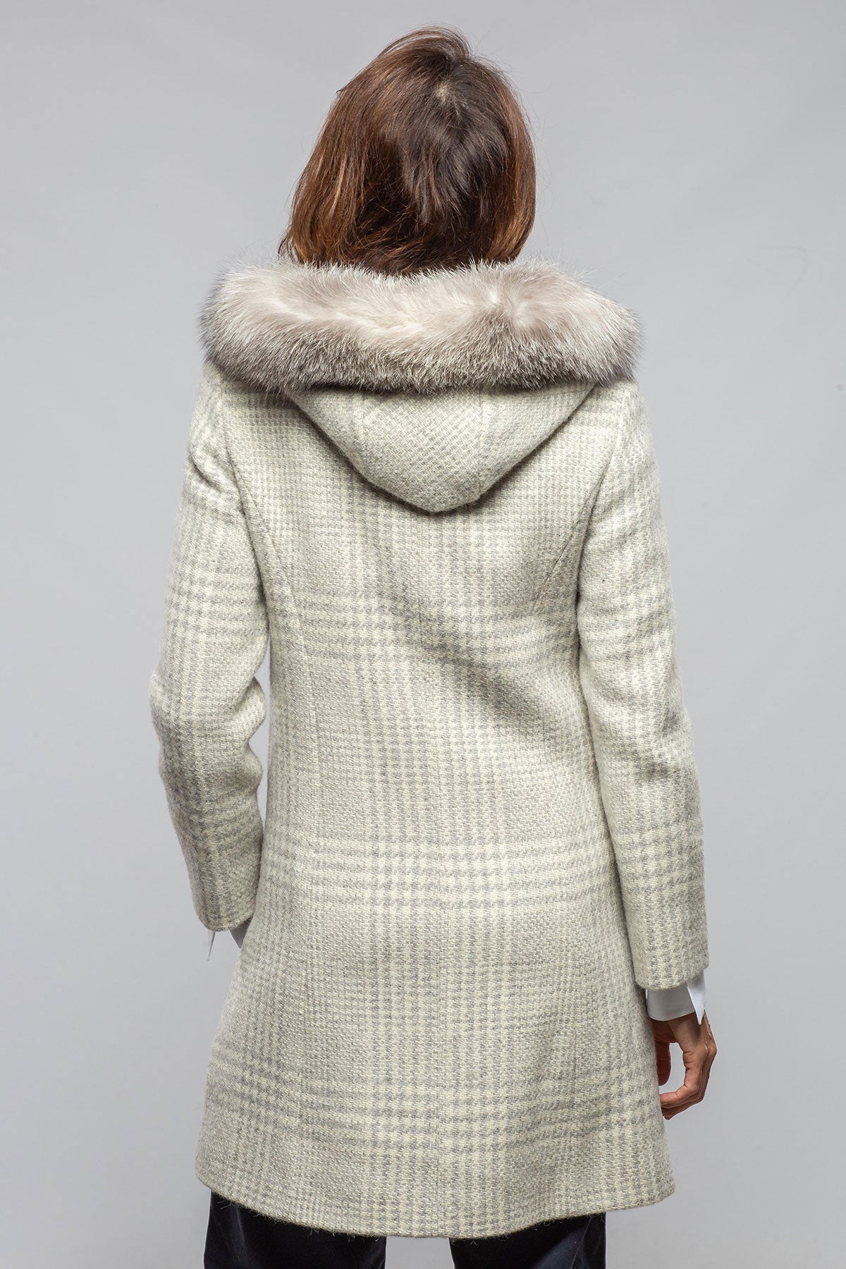 Emma Knit Coat w/Fur Collar