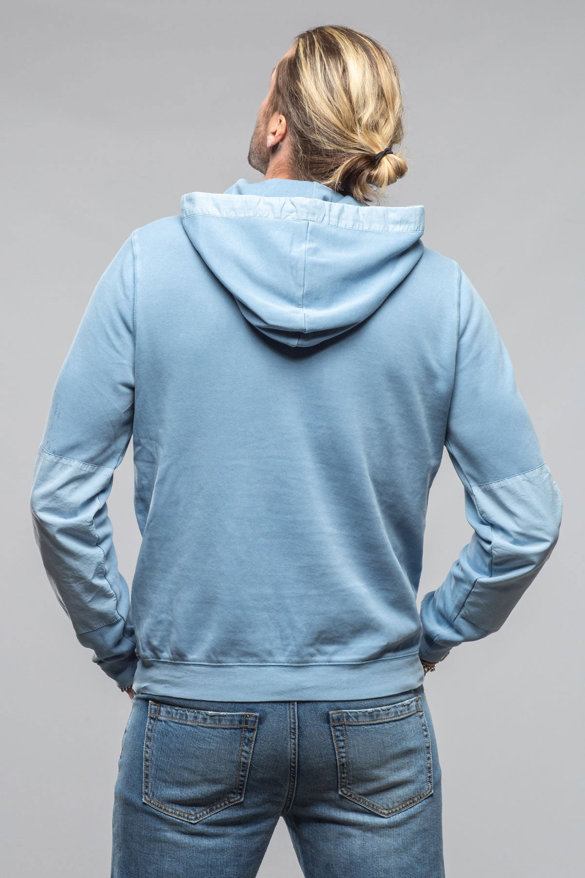 Luba Hoodie In Ashley Blue | Mens - Outerwear - Overshirts | Keeling
