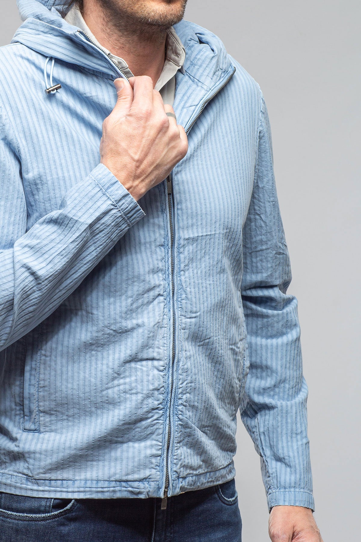 Pitcairn Light Jacket In Ashley Blue | Mens - Outerwear - Lightweight | Keeling