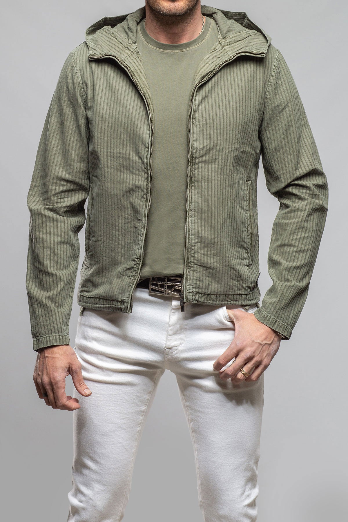 Pitcairn Light Jacket In Olive | Mens - Outerwear - Lightweight | Keeling