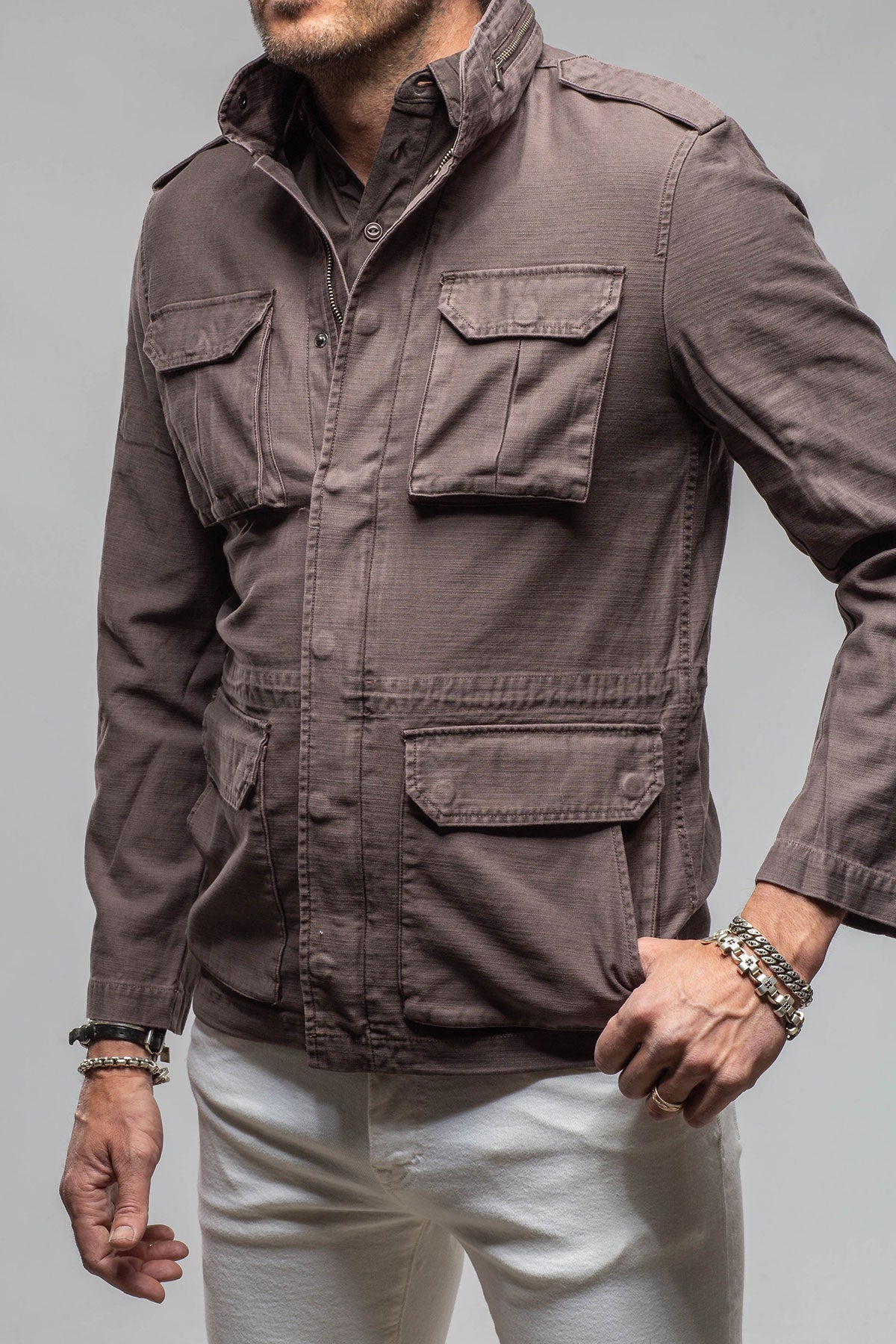 Savu Linen Jacket In Black Bean | Mens - Outerwear - Lightweight | Keeling