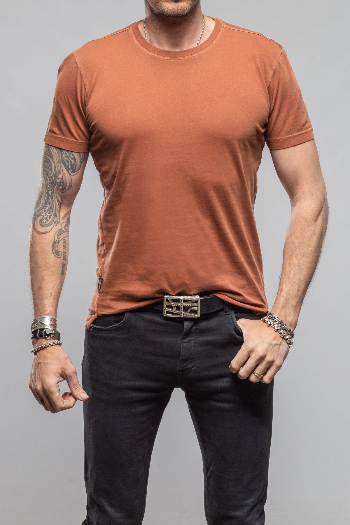 Siput SS Shirt In Marmalade | Mens - Shirts - T-Shirts | Keeling