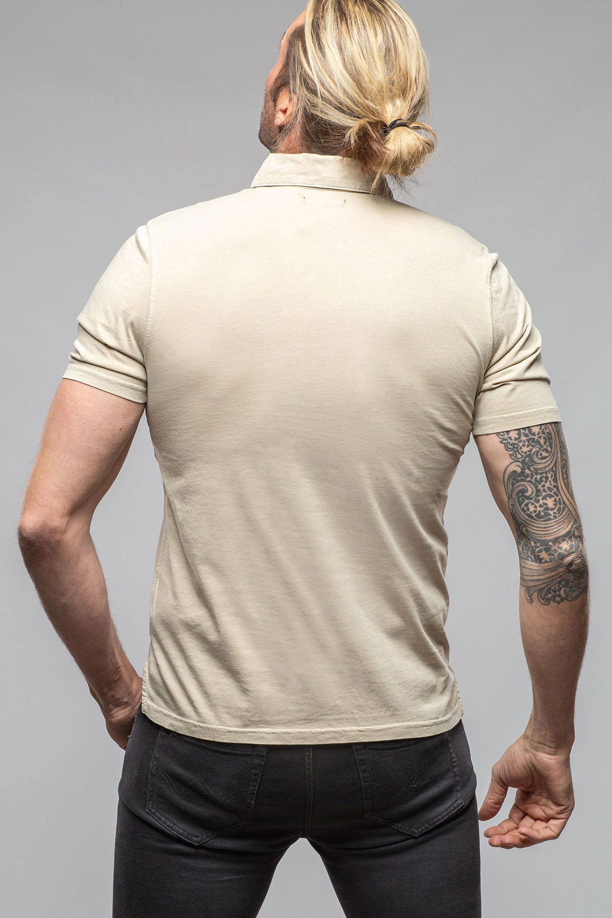 Tauranga Polo In Khaki | Mens - Shirts - Polos | Keeling