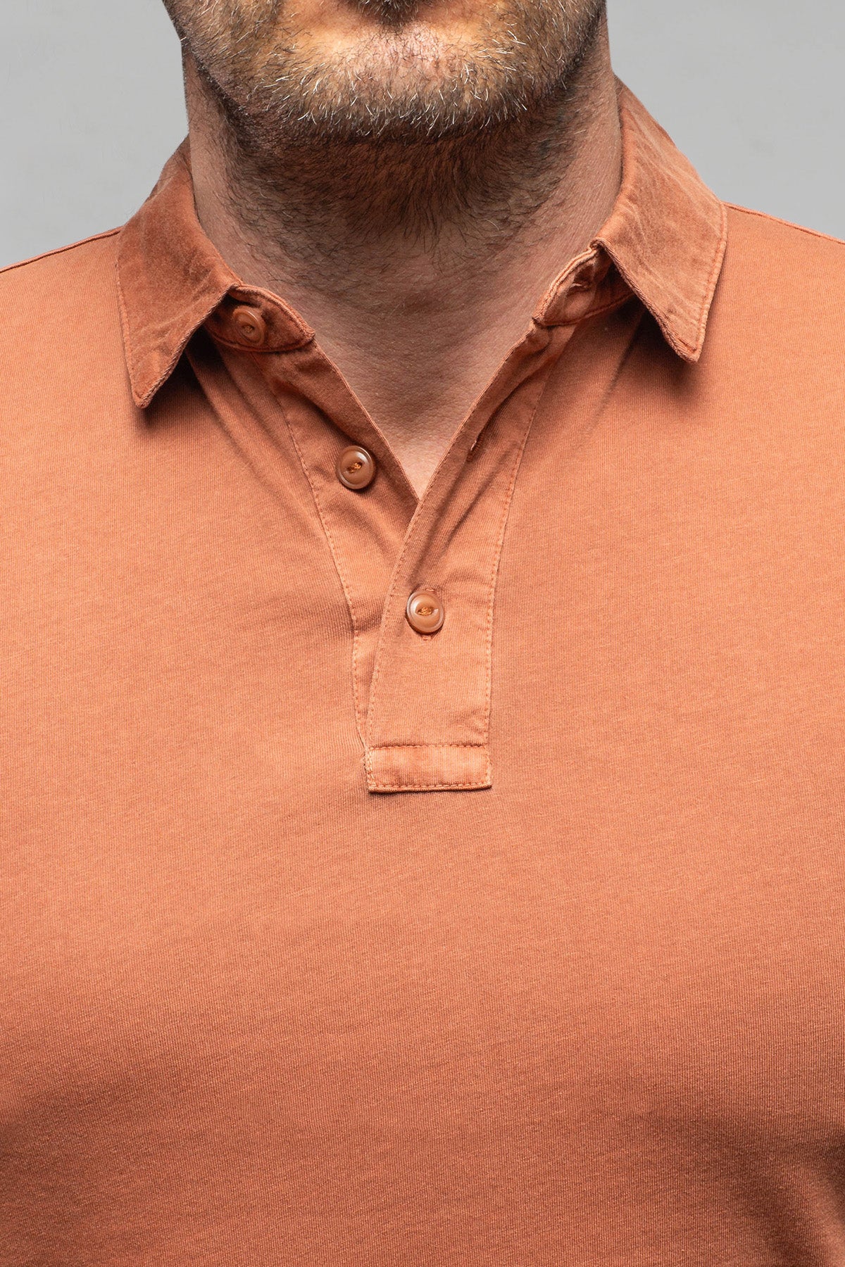 Tauranga Polo In Marmalade | Mens - Shirts - Polos | Keeling
