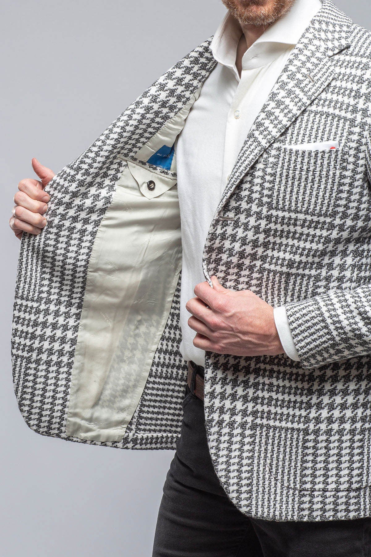 Kiton Hanan Cashmere Sport Coat in Grey Mens - Tailored - Sport Coats