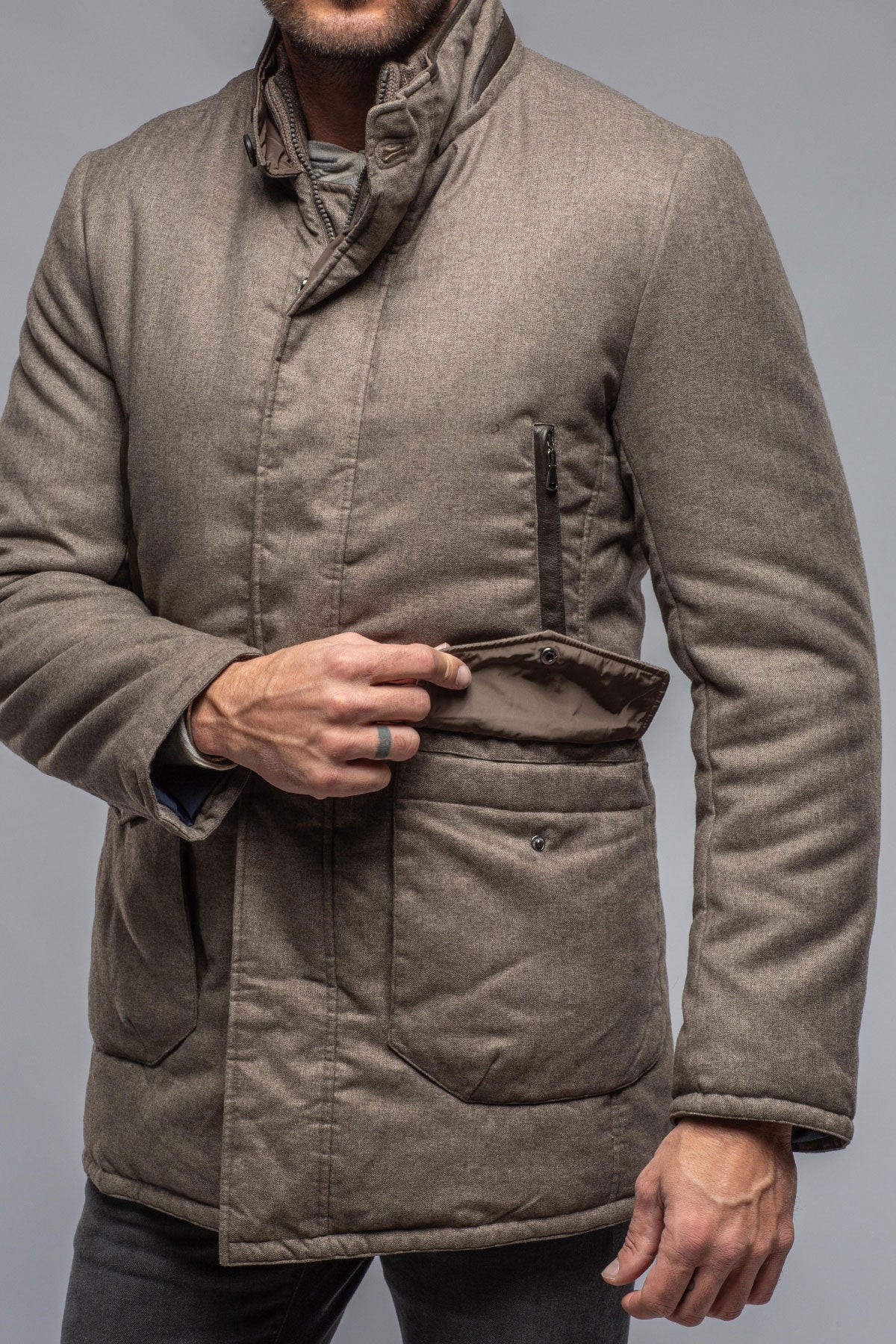 Kipling Coat In Stone | Warehouse - Mens - Outerwear - Cloth | Gimo's
