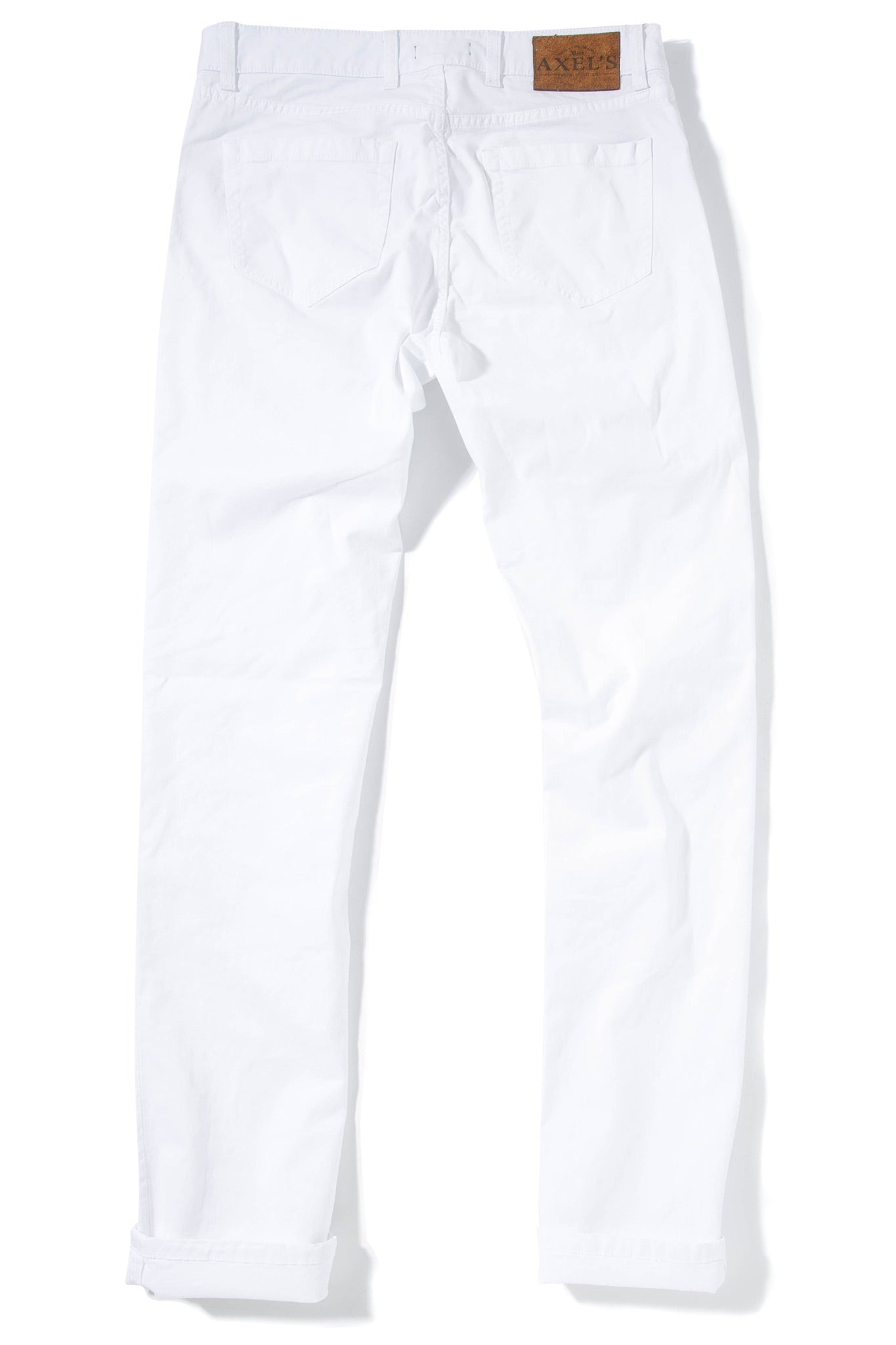Flagstaff Performance Denim In Bianco | Mens - Pants - 5 Pocket | Axel's Premium Denim