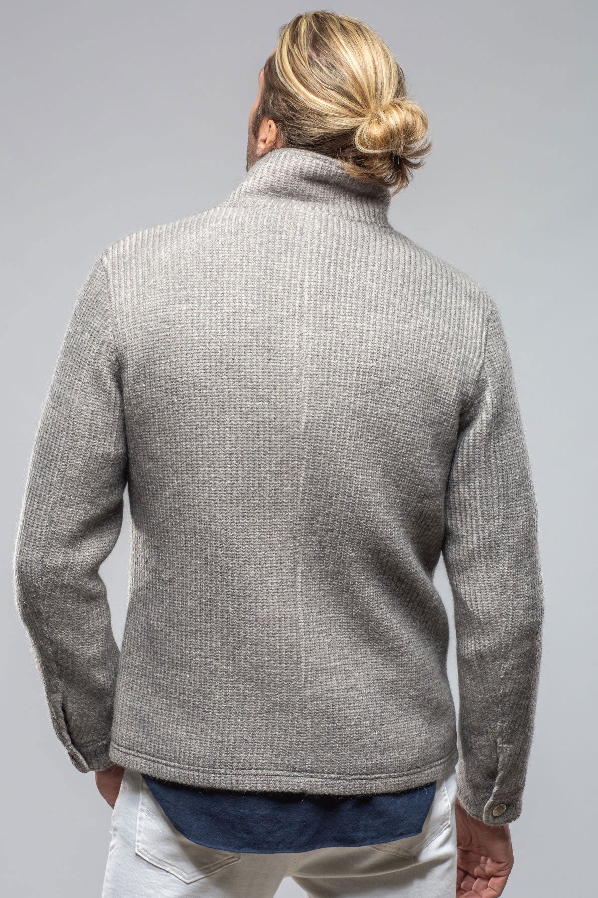 Wrangell Knit Jacket In Light Stone | Warehouse - Mens - Outerwear - Cloth | Gimo's