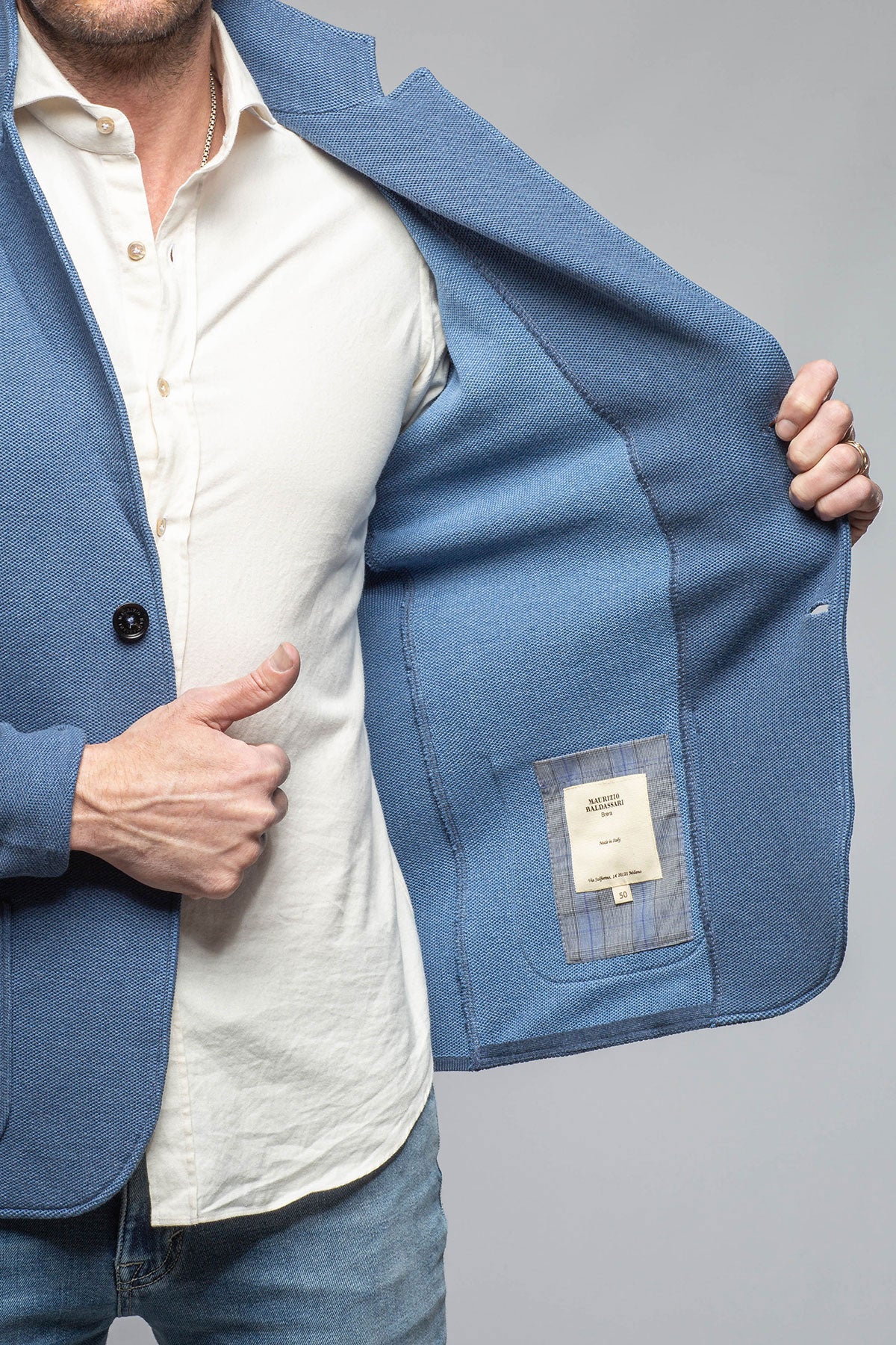 Arette Swacket In Blue | Mens - Sweaters | Axels-BDSR