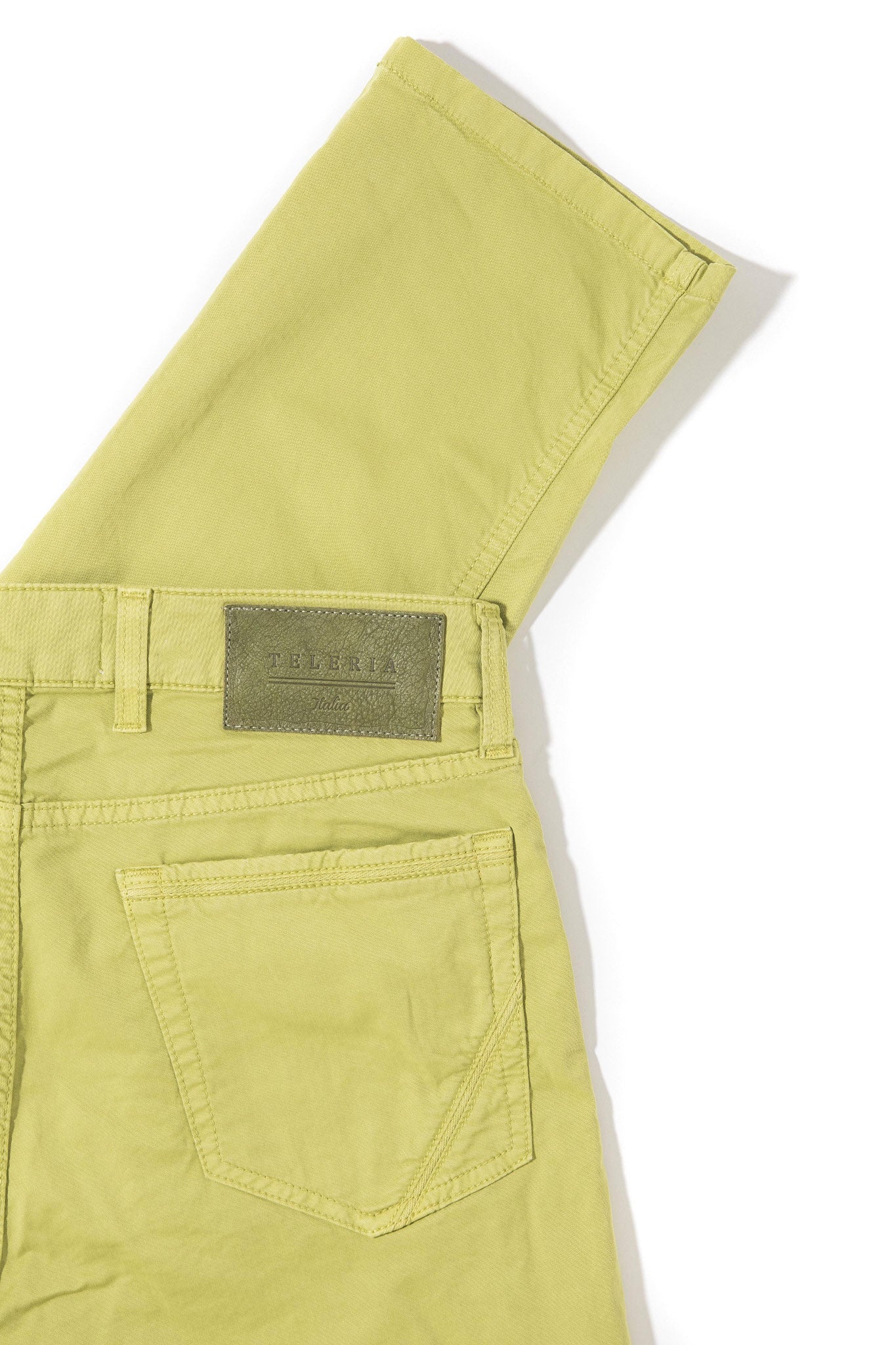 Fowler Ultralight Performance Pant In Summer Lime | Mens - Pants - 5 Pocket | Teleria Zed