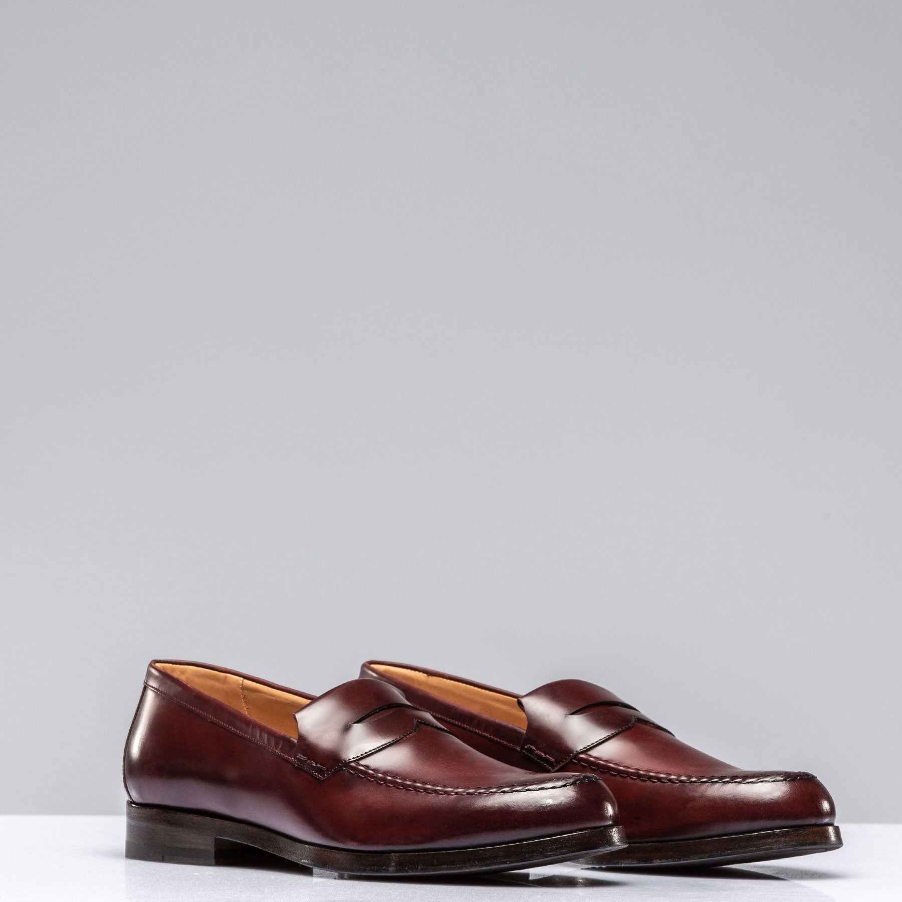 Lucro Loafer In Burgundy Antique | Mens - Shoes | Alberto Fasciani