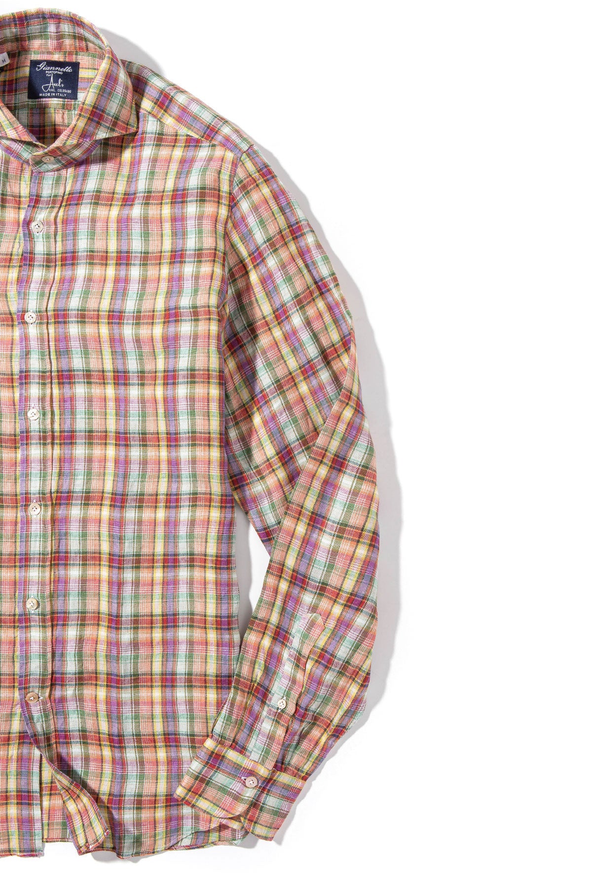 Yeti Checkered Shirt in Multi Red Combo | Mens - Shirts - Dress | Giannetto Portofino