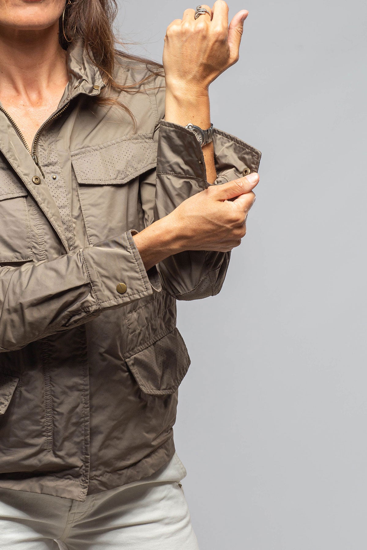 Julie Lightweight Coat In Olive | Warehouse - Ladies - Outerwear - Lightweight | Gimo's