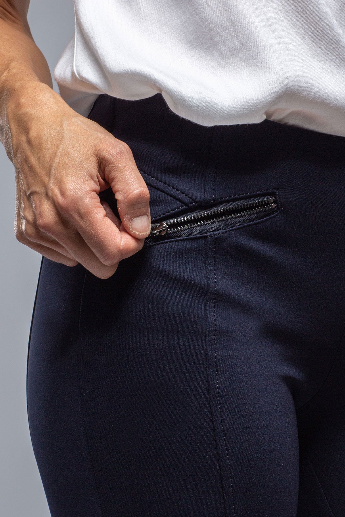 Mac Jeans MAC Dream Ankle Luxury In Navy Ladies - Pants