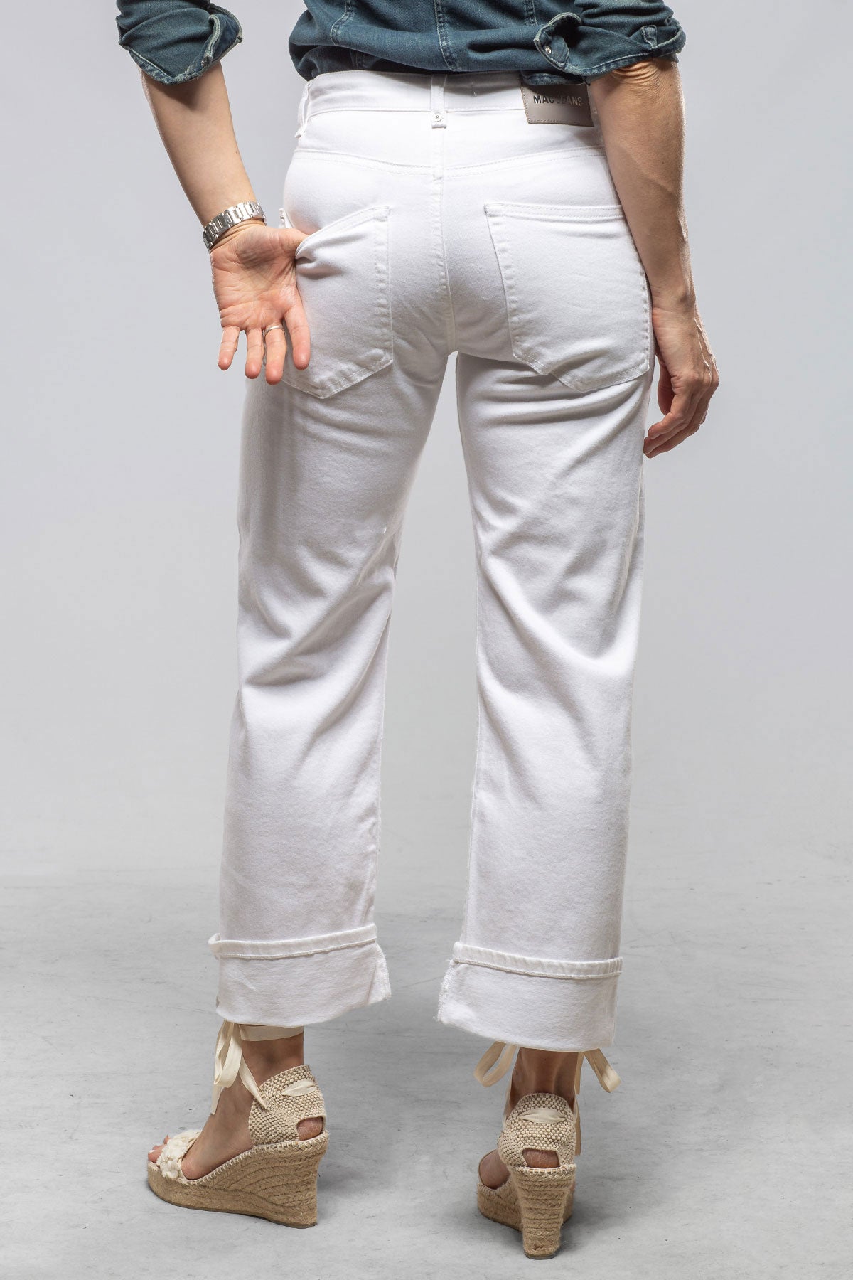 Mac Jeans | MAC Dream Baggy Straight In White | Ladies - Pants - Jeans