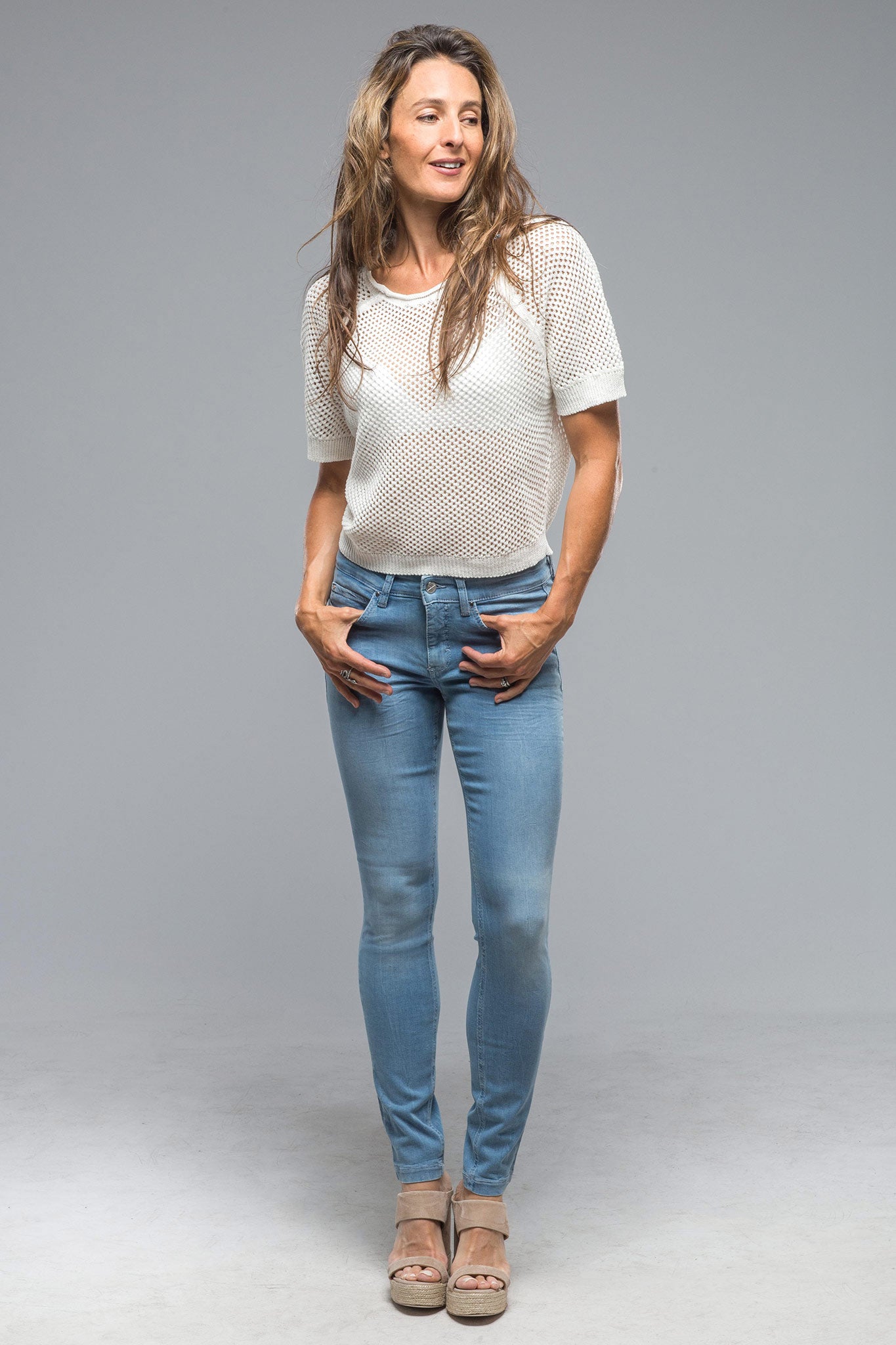 Mac Jeans MAC Dream Skinny In Baby Blue Wash Ladies - Pants - Jeans