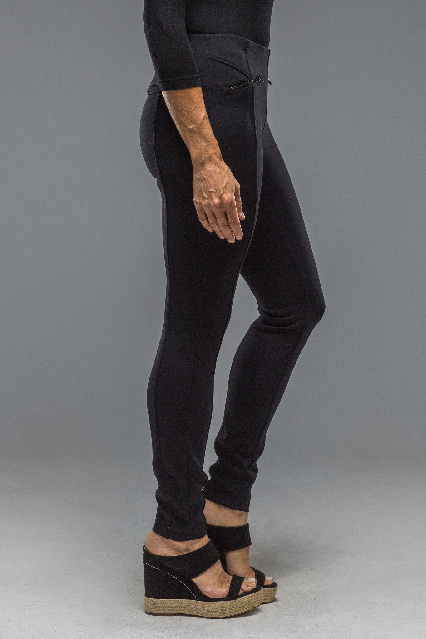 Mac Jeans MAC Luxury Dream Ankle In Black Ladies - Pants - Knit