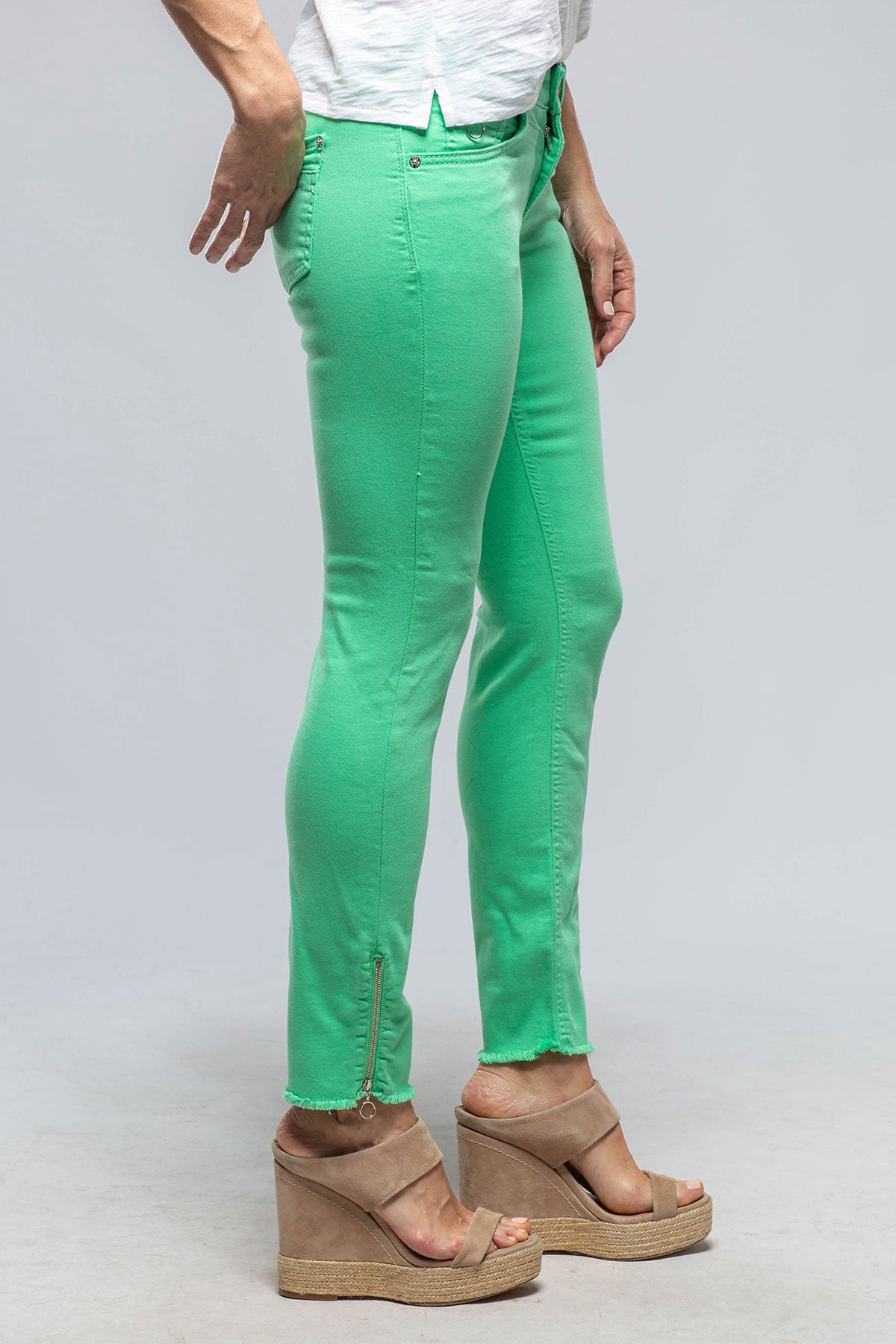 Mac Jeans MAC Rich Slim Chic in Spring Green Ladies - Pants - Jeans