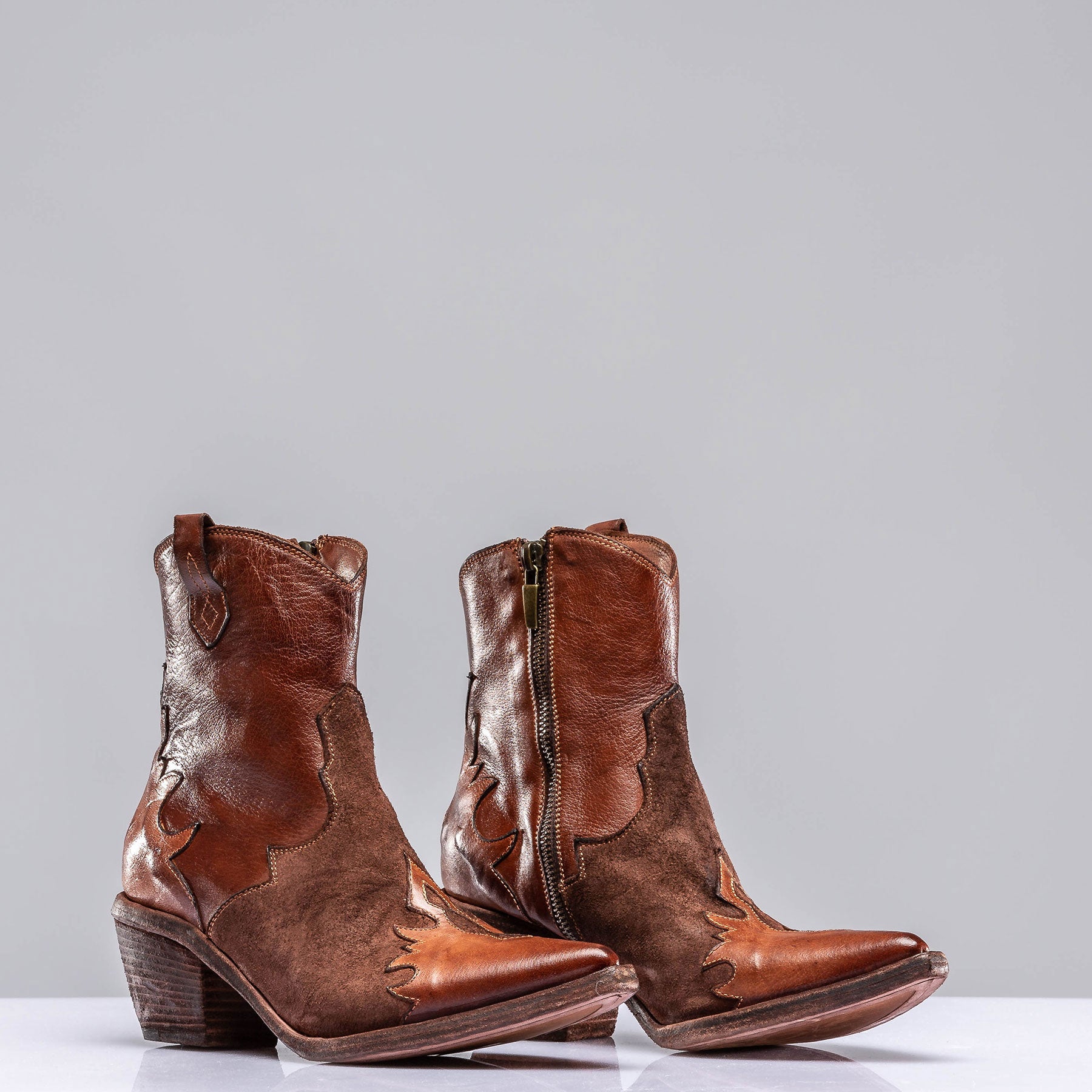Coco Short Boot In Dusty Rose | Ladies - Cowboy Boots | Marco Delli