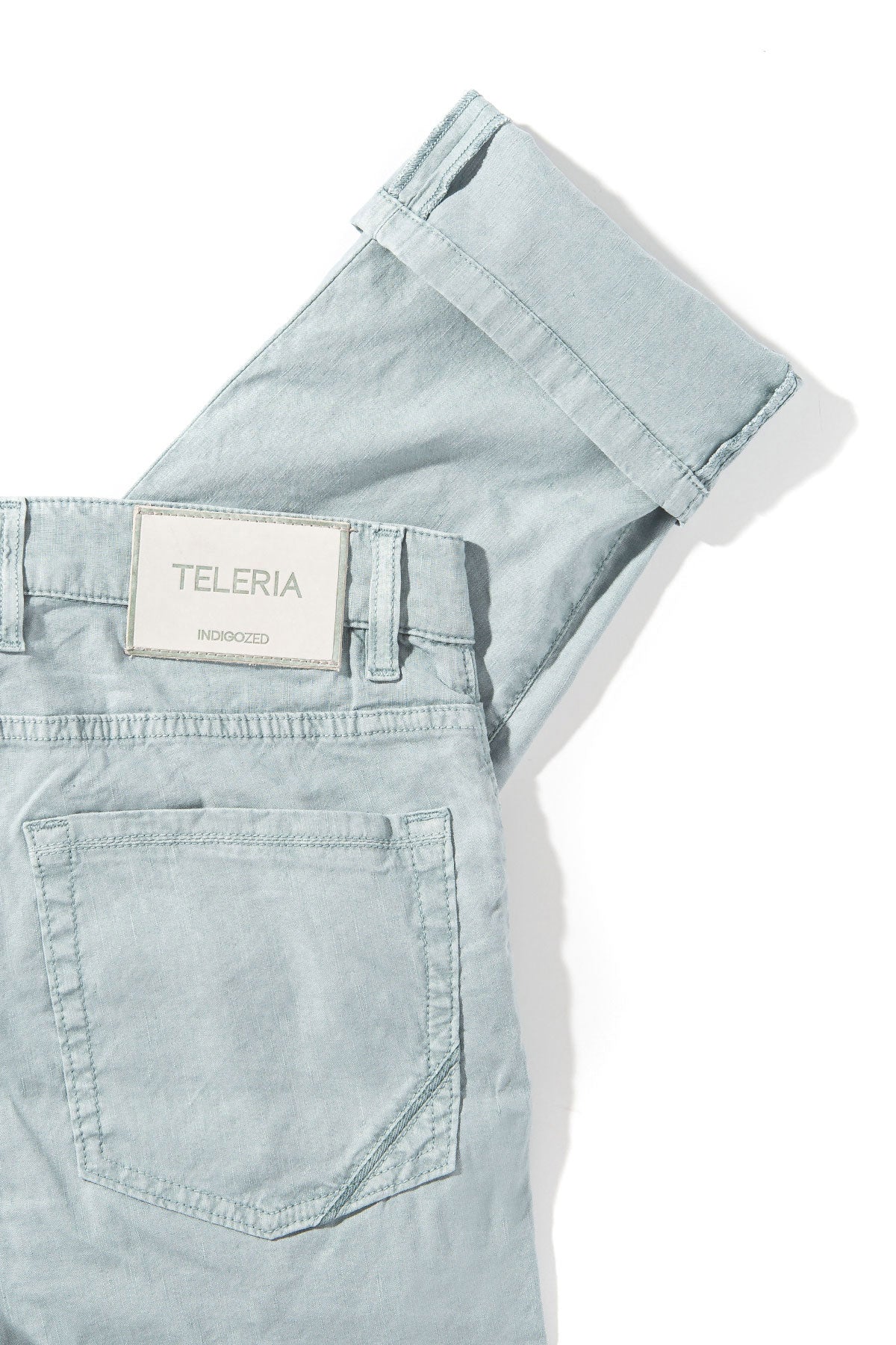 Barbados 5-Pocket Stretch Linen In Ardesia | Mens - Pants - 5 Pocket | Teleria Zed