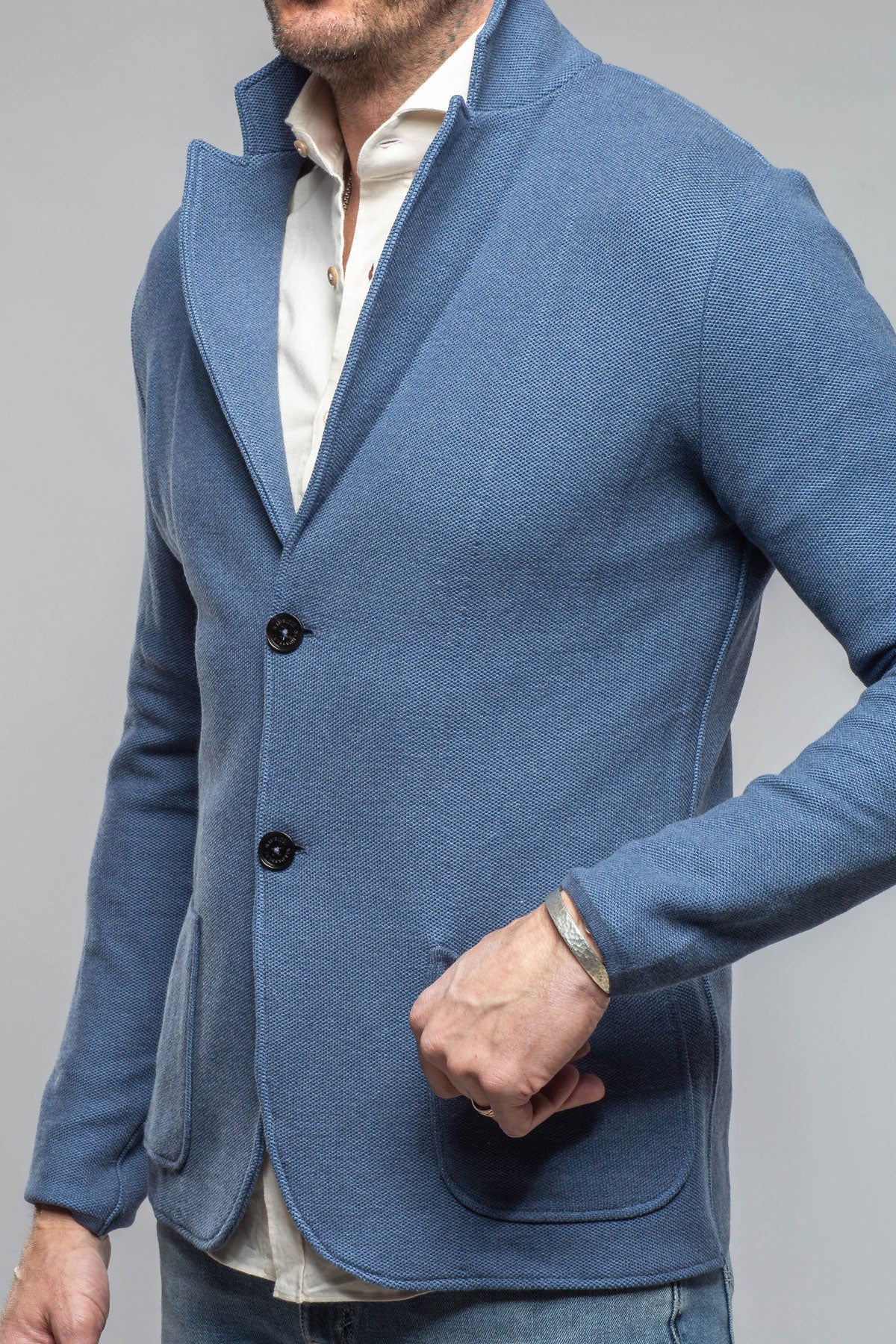 Arette Swacket In Blue | Mens - Sweaters | Axels-BDSR