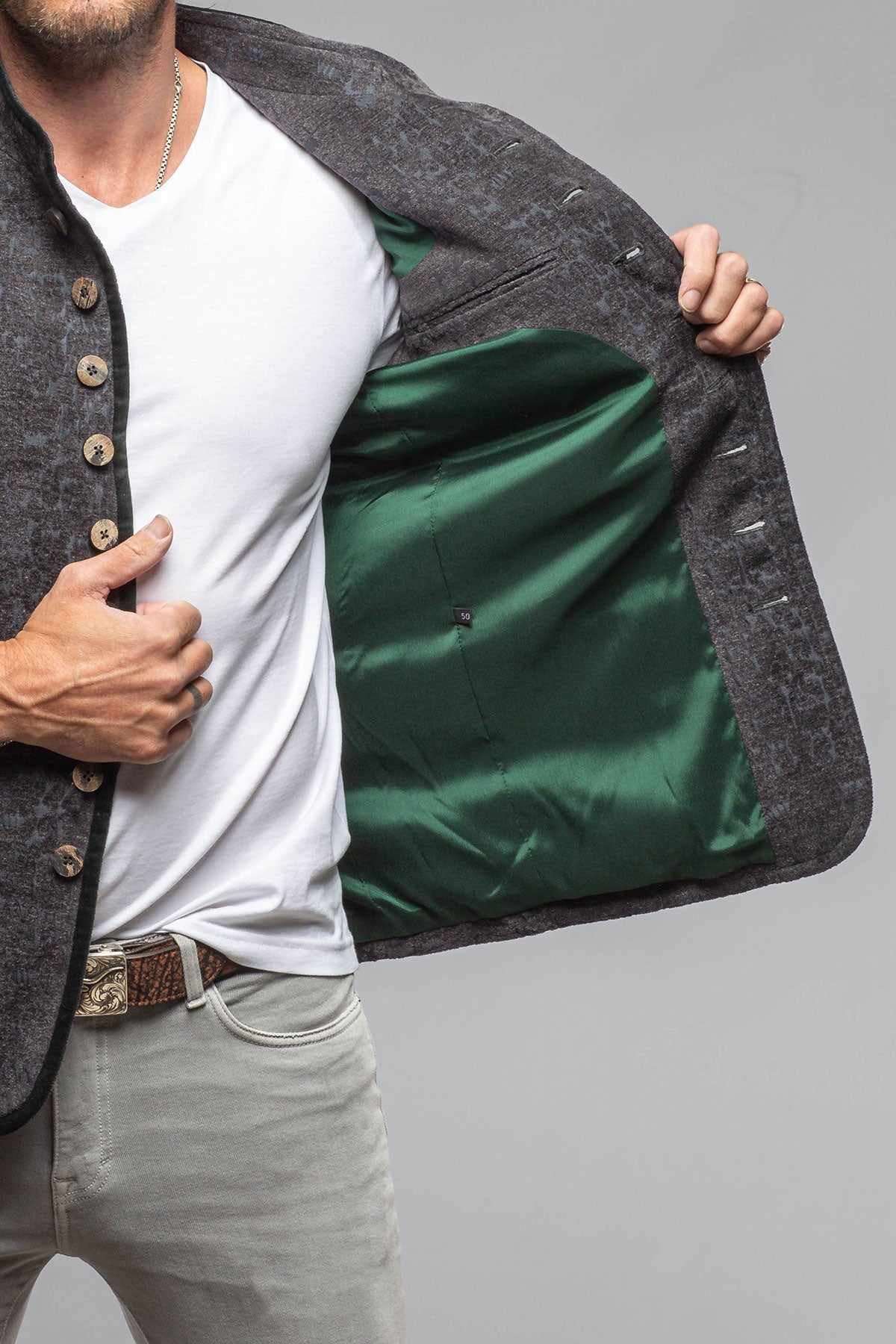 Mothwurf Volcano Jacket In Anthra Mens - Tailored